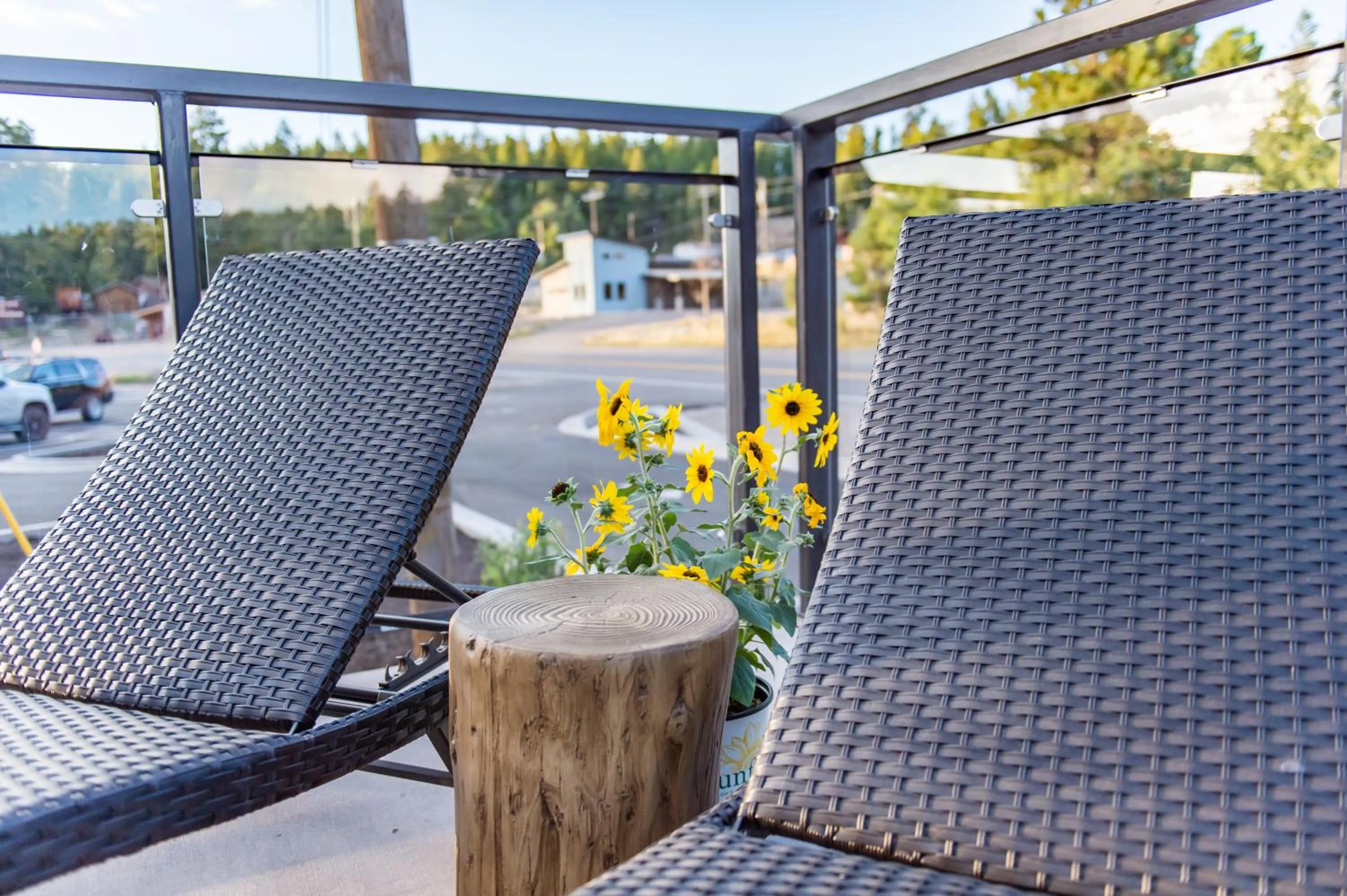 Balcony/Terrace in Grand Cloudcroft Hotel