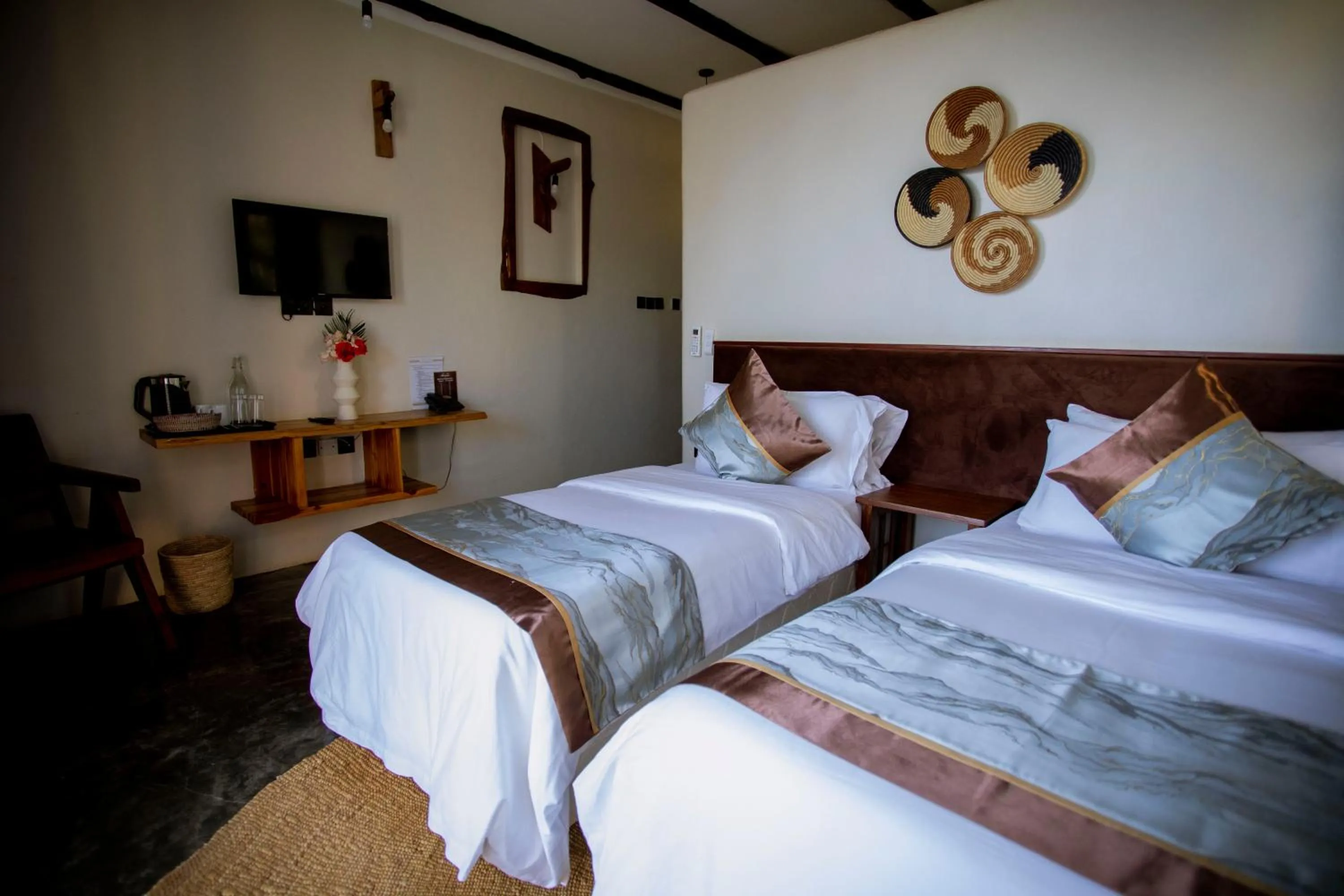 Bed in The Maridadi Hotel