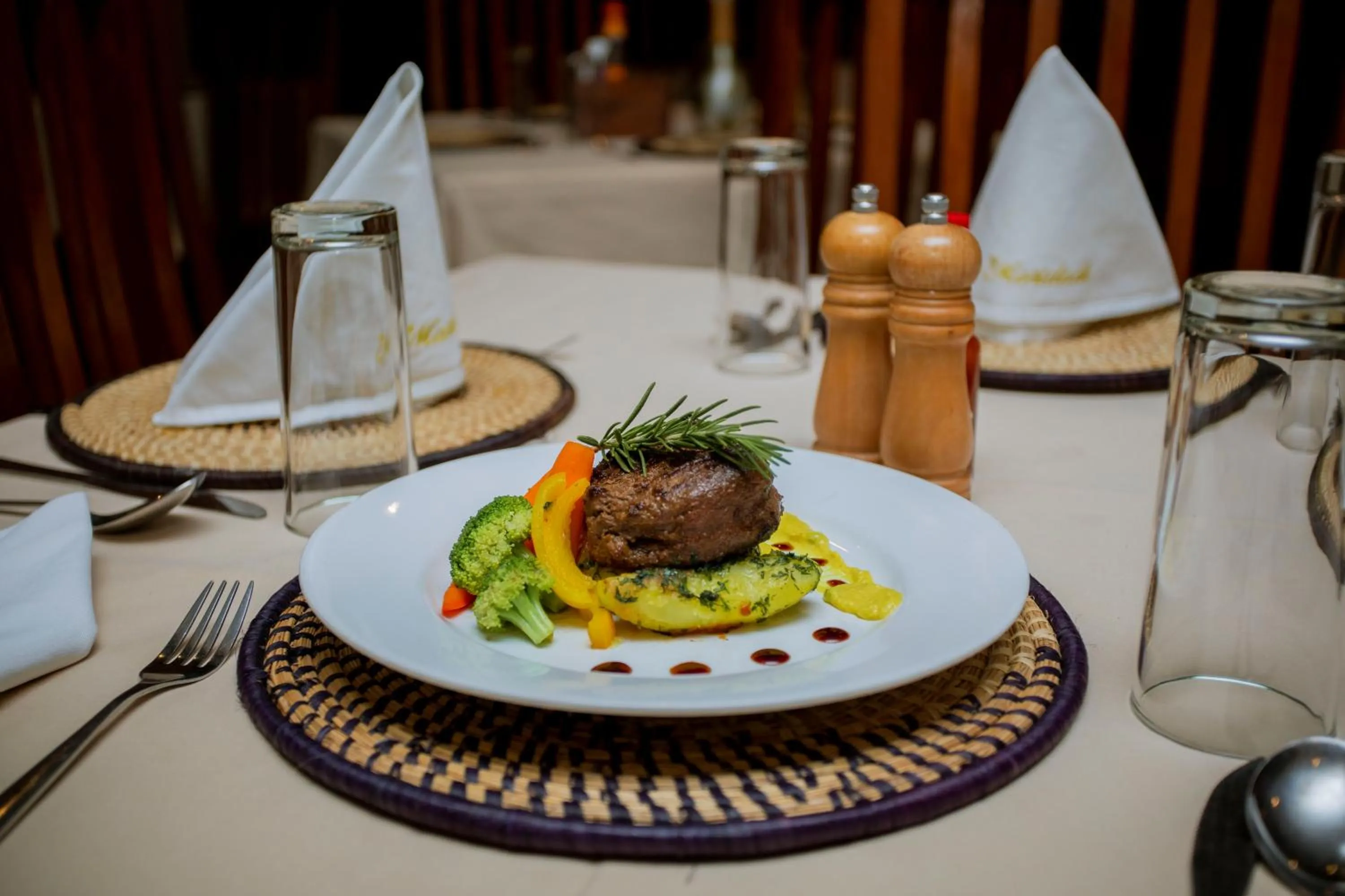 Food and drinks in The Maridadi Hotel