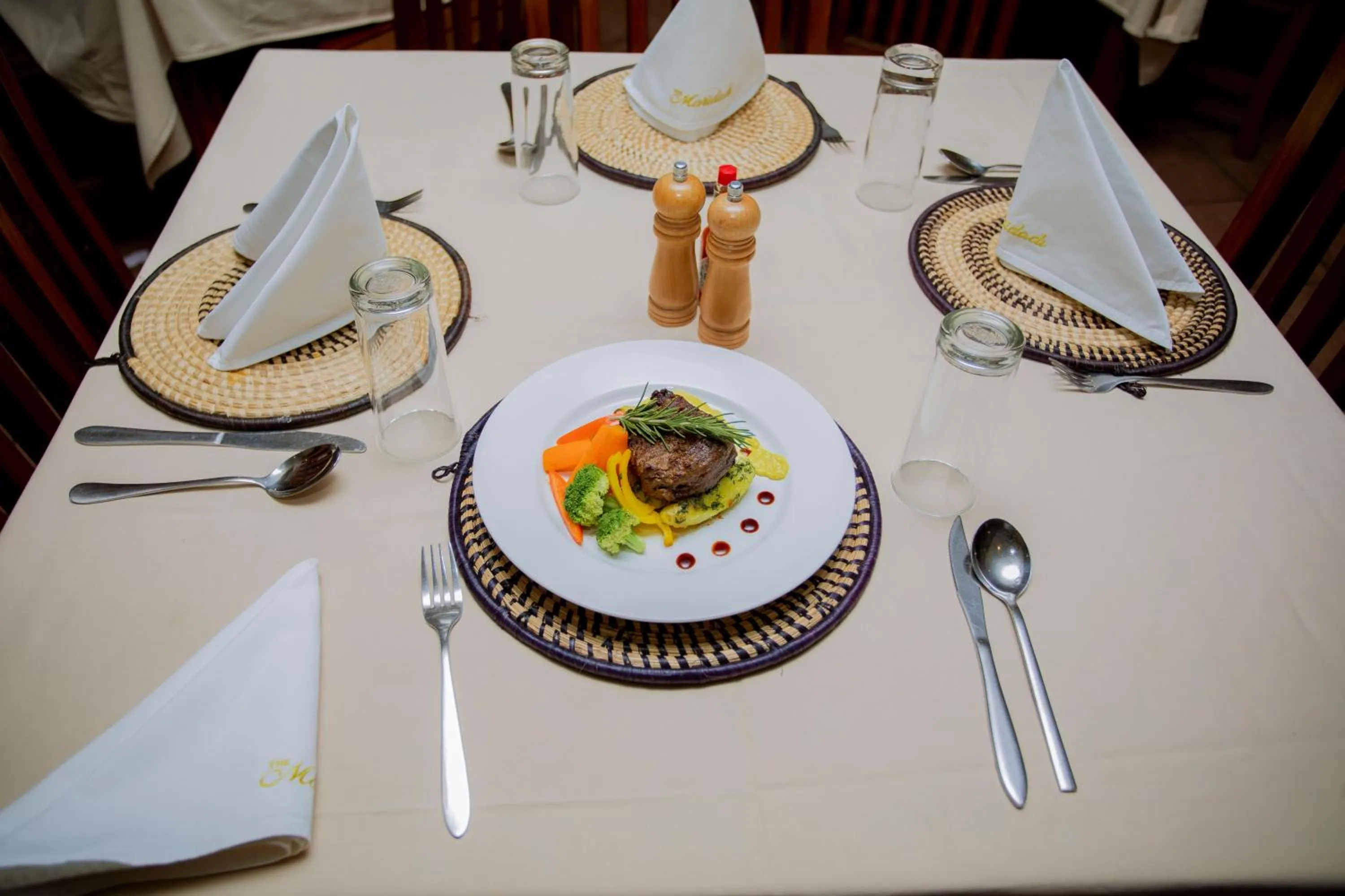 Food and drinks in The Maridadi Hotel