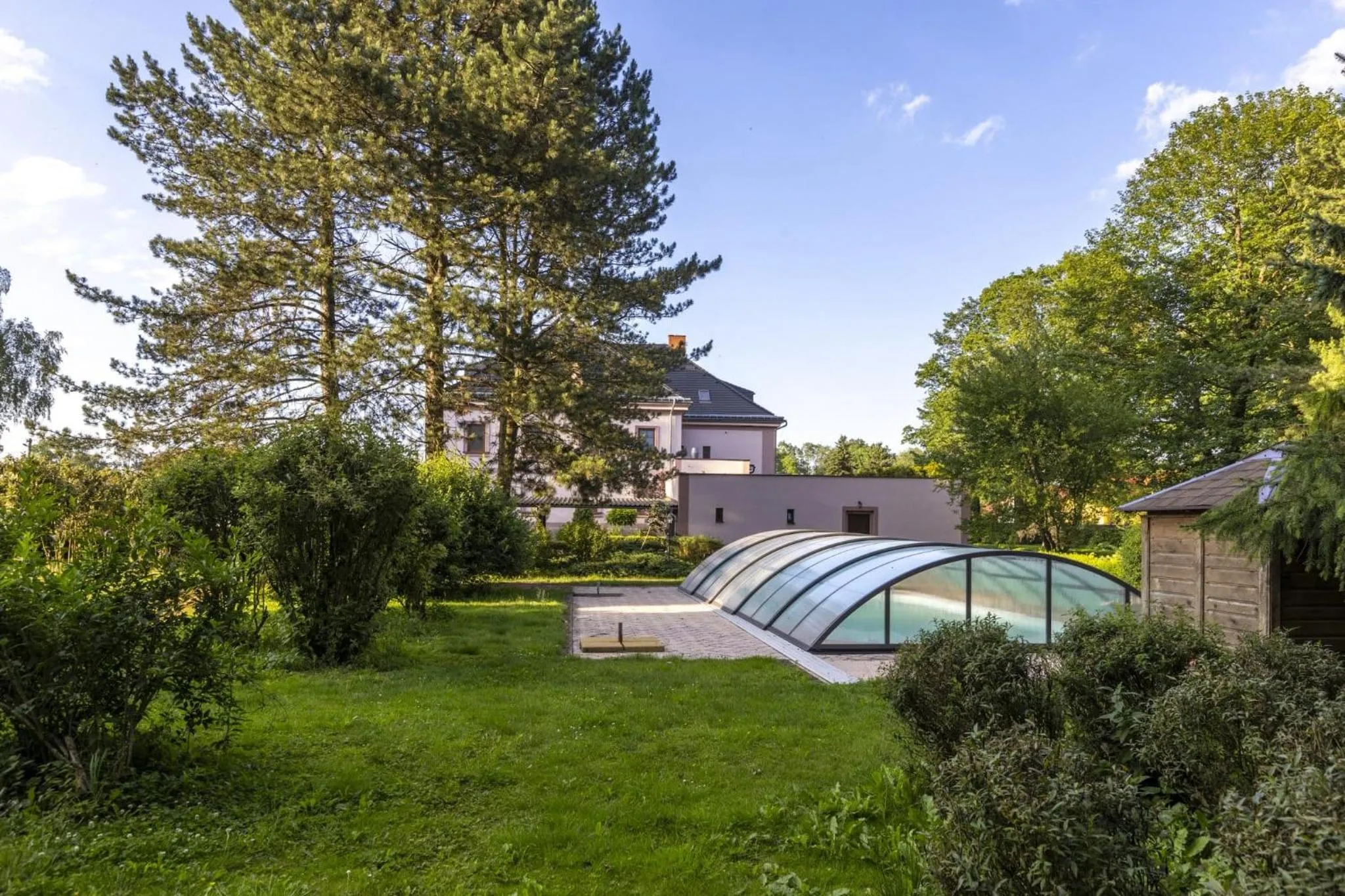 Swimming pool in Hotel Zámeček Raspenava