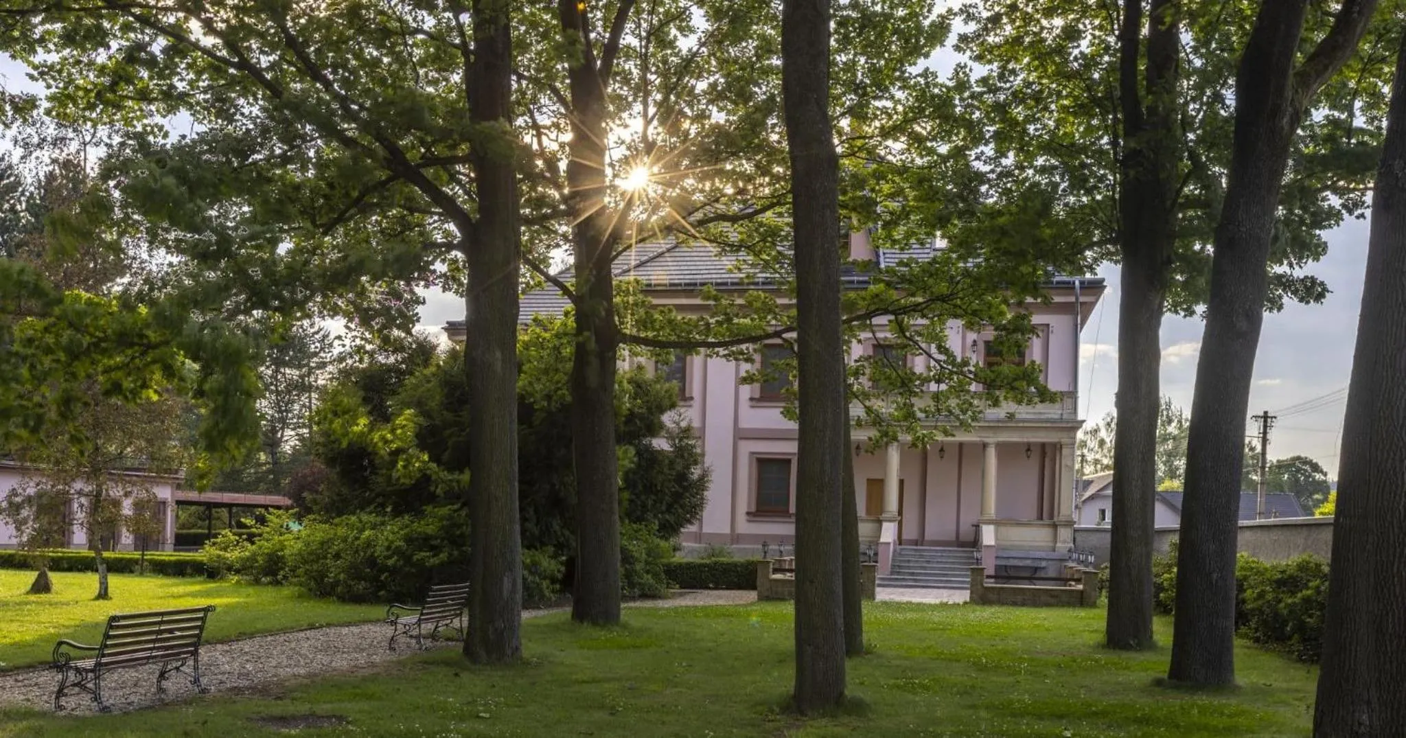Garden in Hotel Zámeček Raspenava