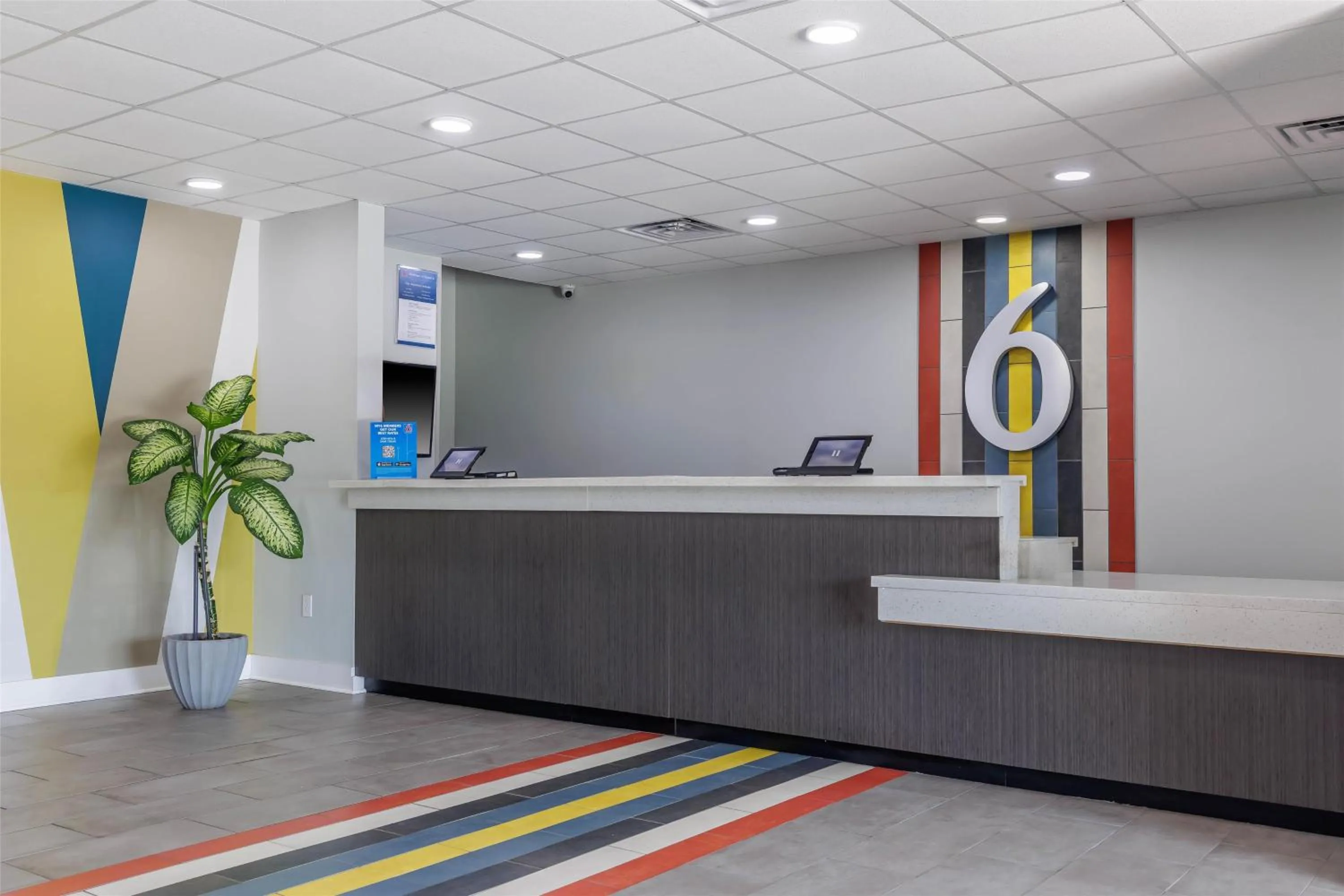 Lobby or reception in Studio 6 Gonzales, LA Baton Rouge Geismar Prairieville I 10