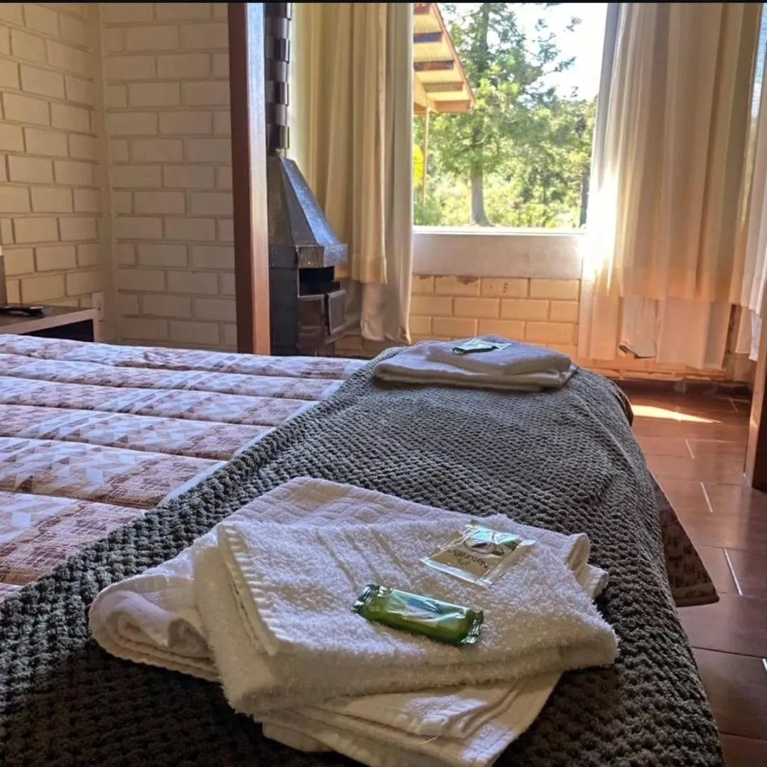 Bed in Pousada Água Santa