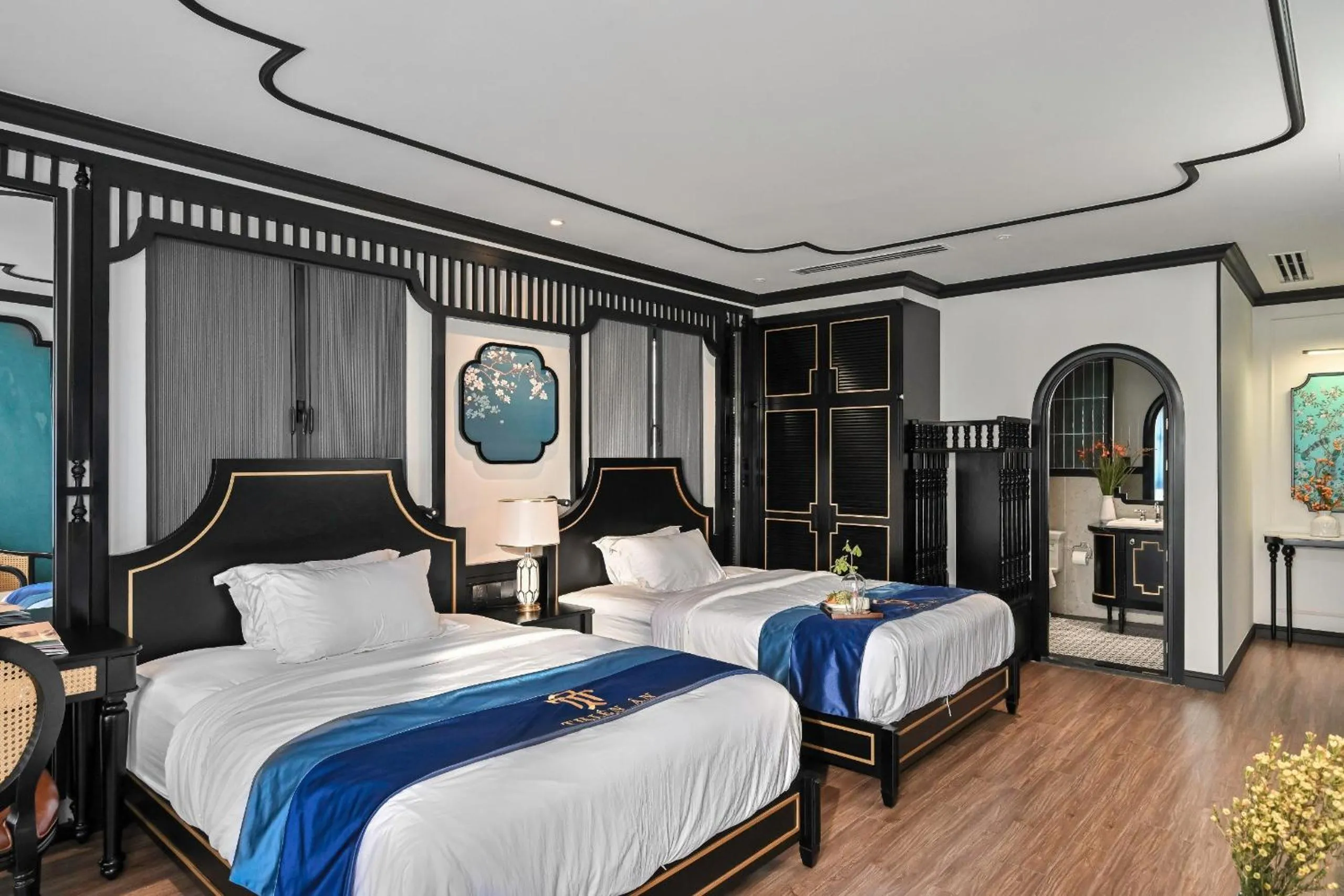 Photo of the whole room, Bed in Thiên Ân Boutique Hotel