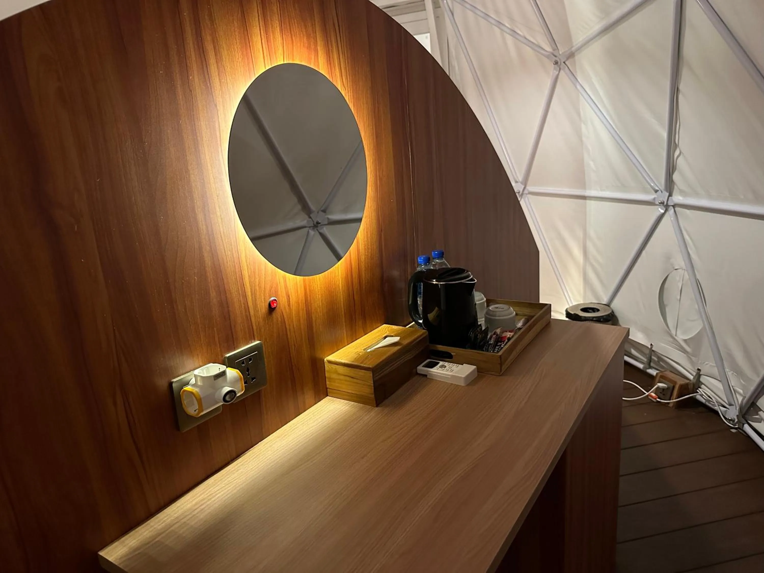 Coffee/tea facilities in Glamping @ Pebbles & Fins