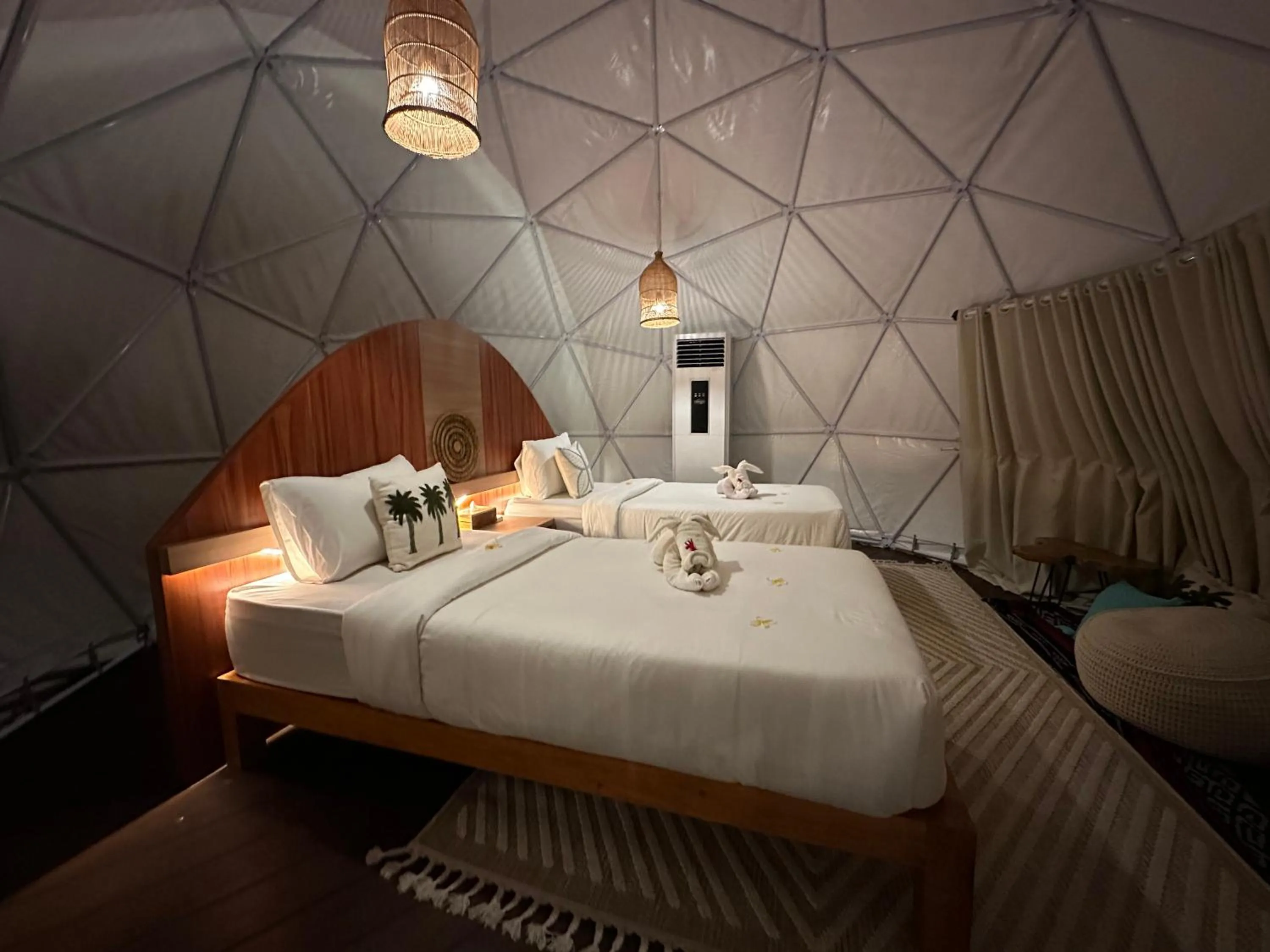 Bed in Glamping @ Pebbles & Fins