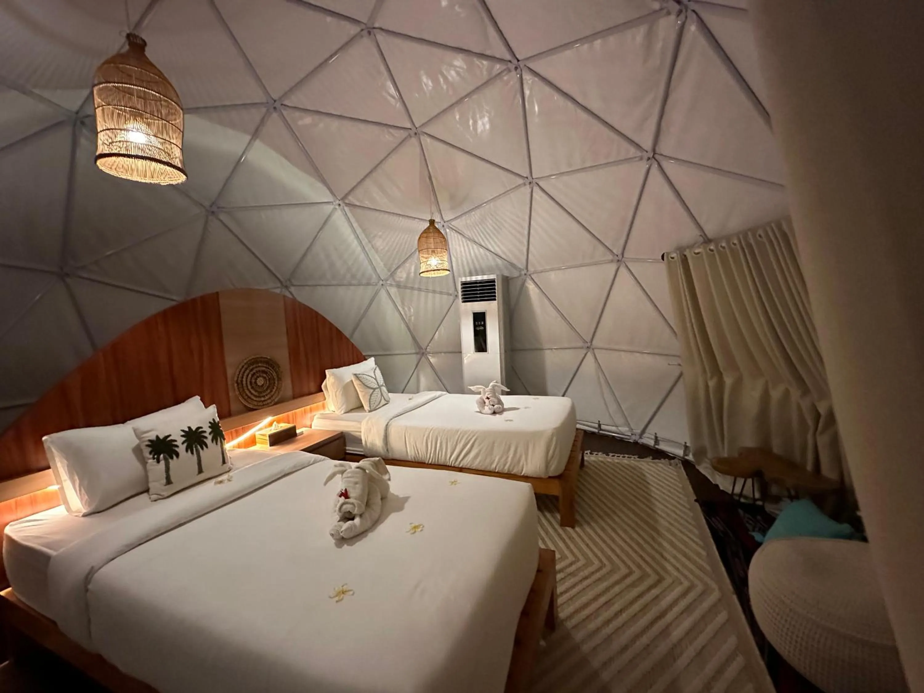 Bed in Glamping @ Pebbles & Fins