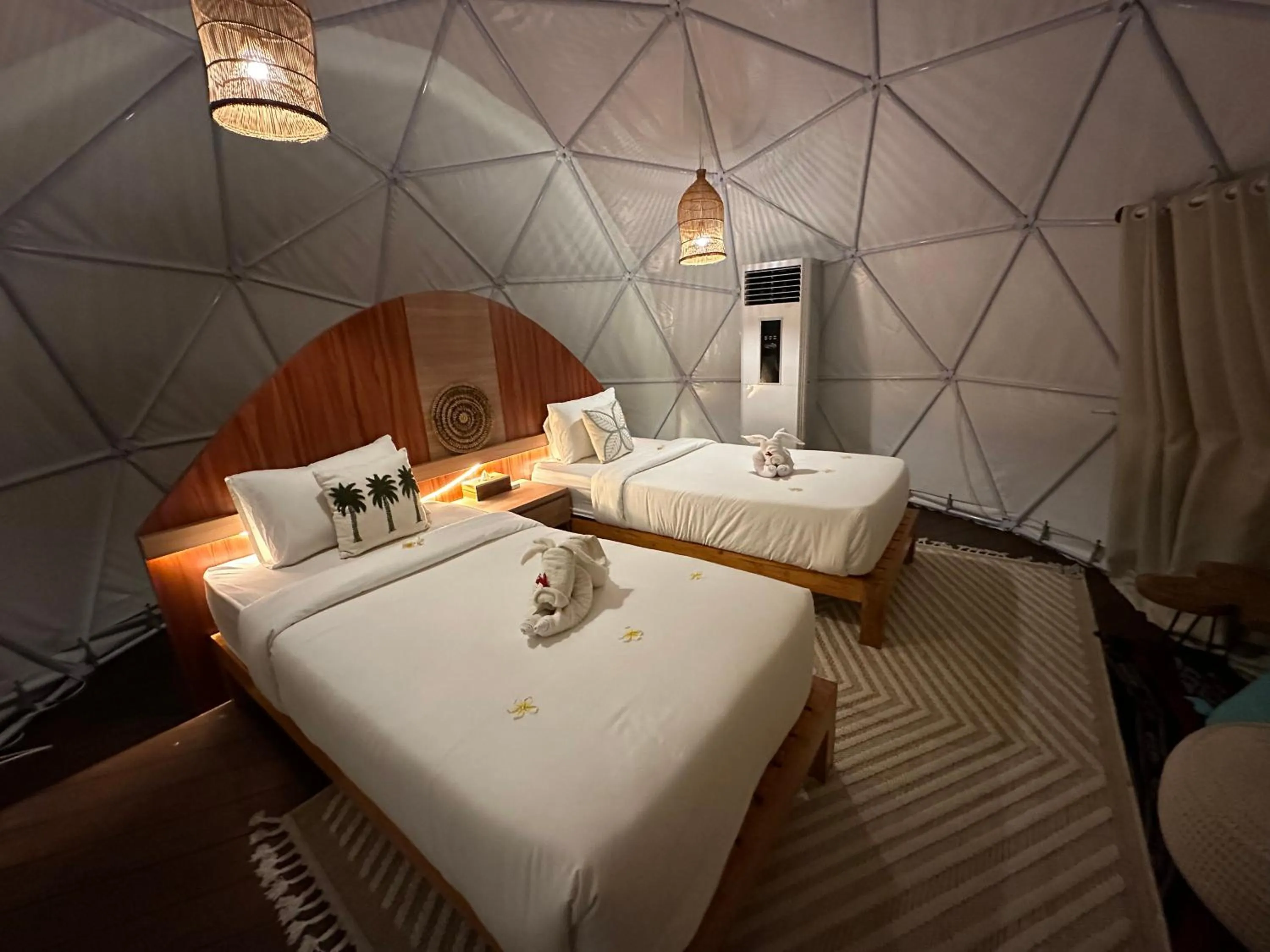 Bed in Glamping @ Pebbles & Fins