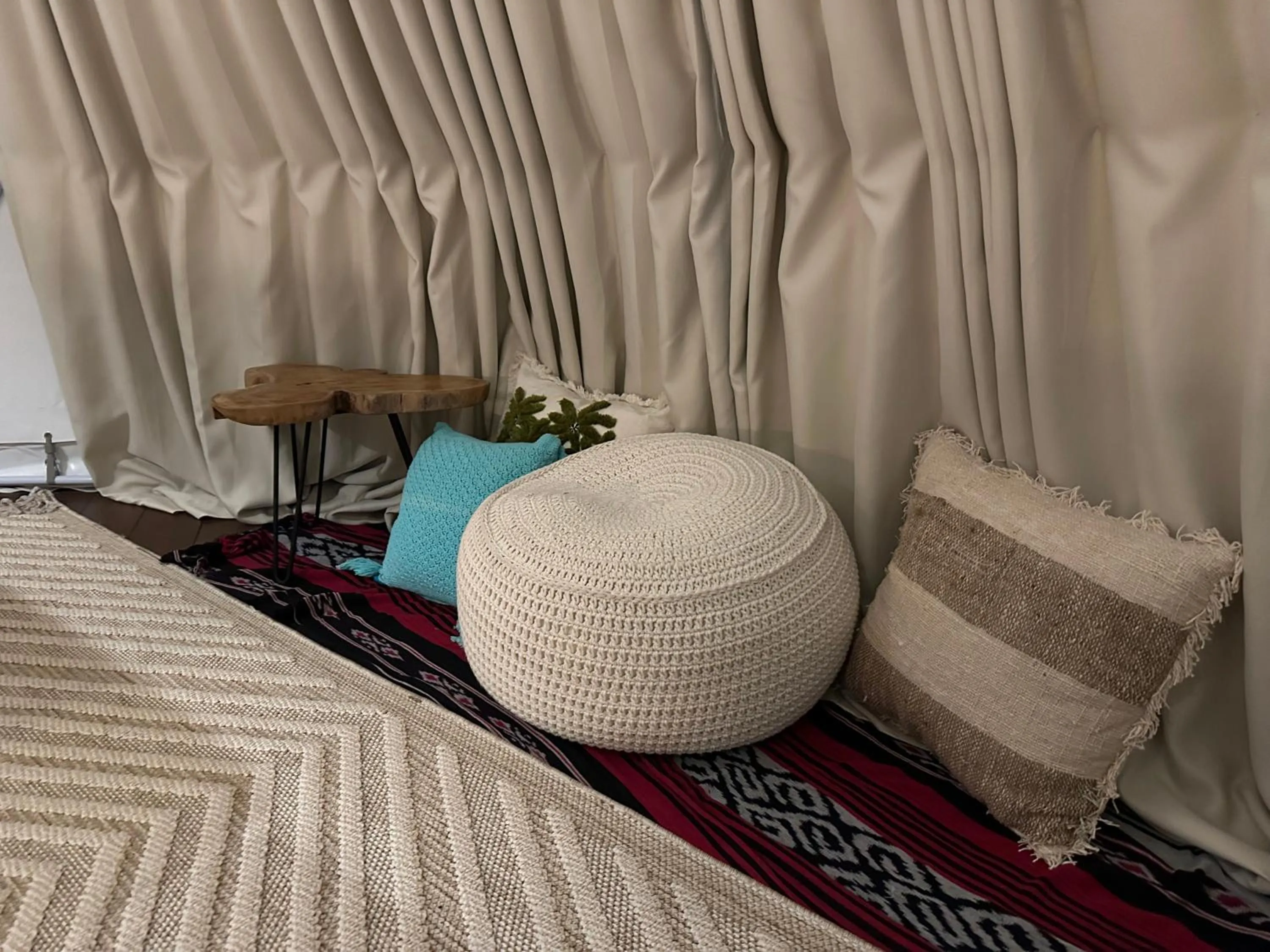 Seating area in Glamping @ Pebbles & Fins