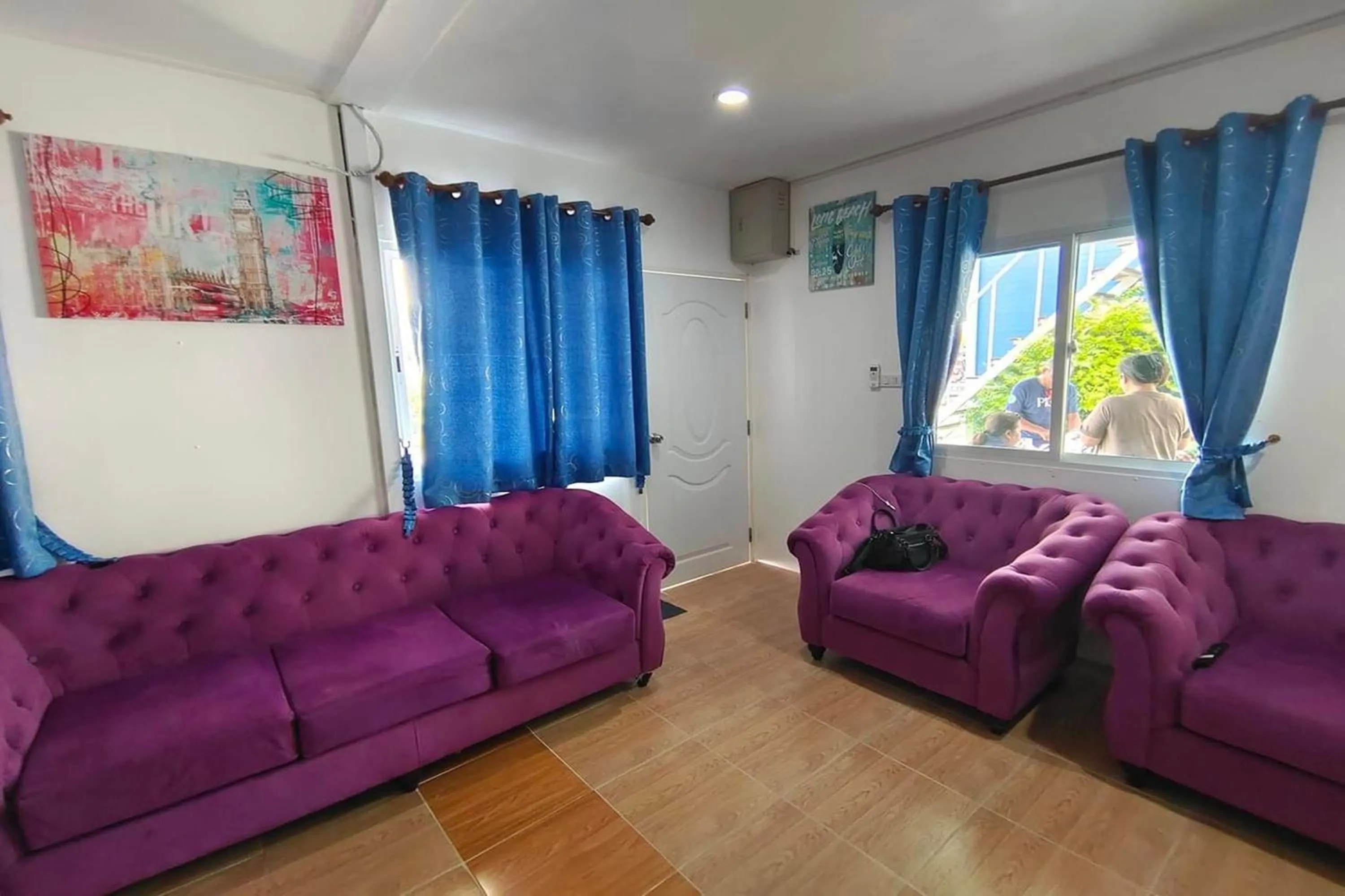Living room in Bluvilla Sattahip