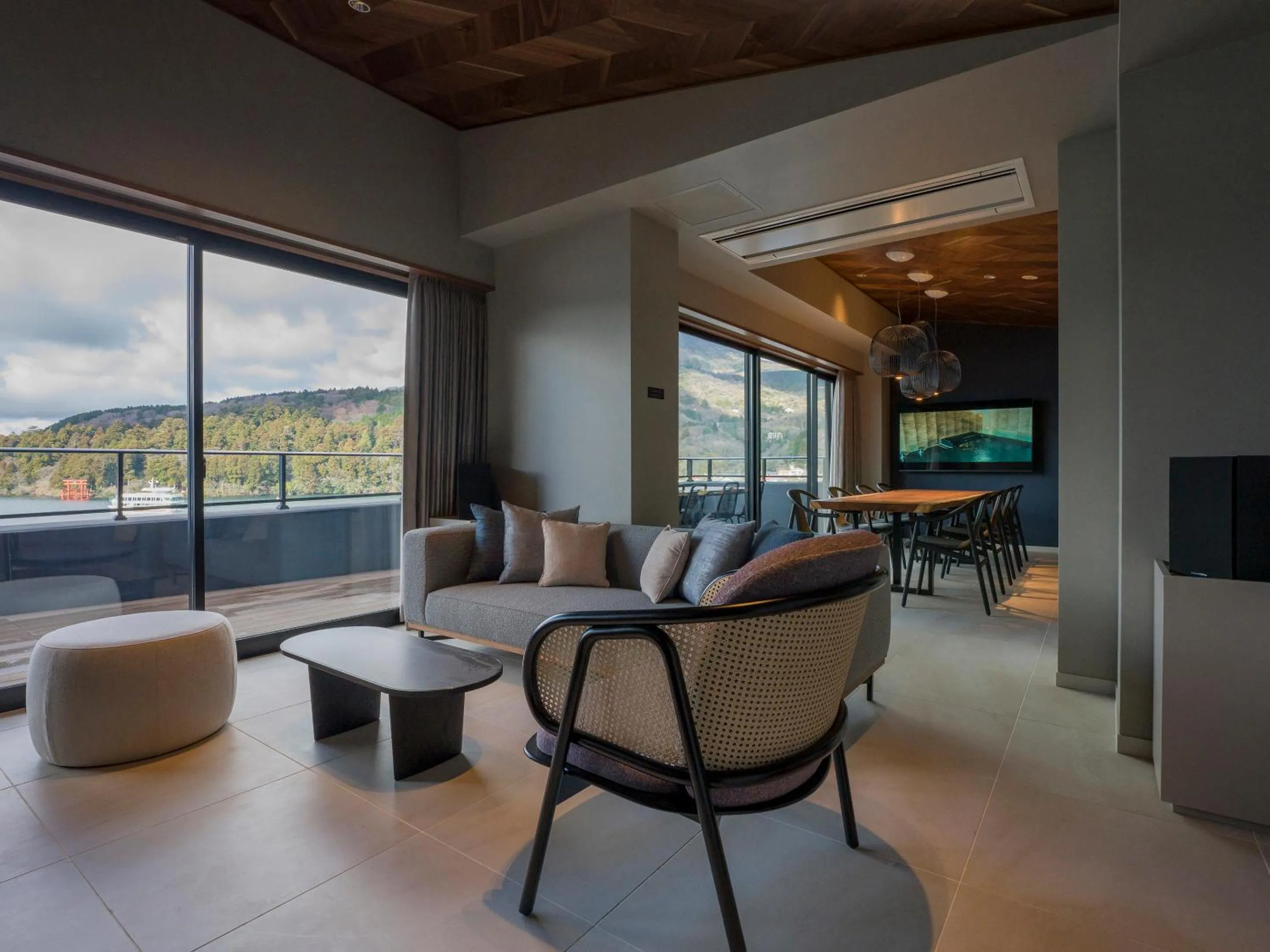 Living room in Rakuten STAY FUJIMI TERRACE Hakone Ashinoko