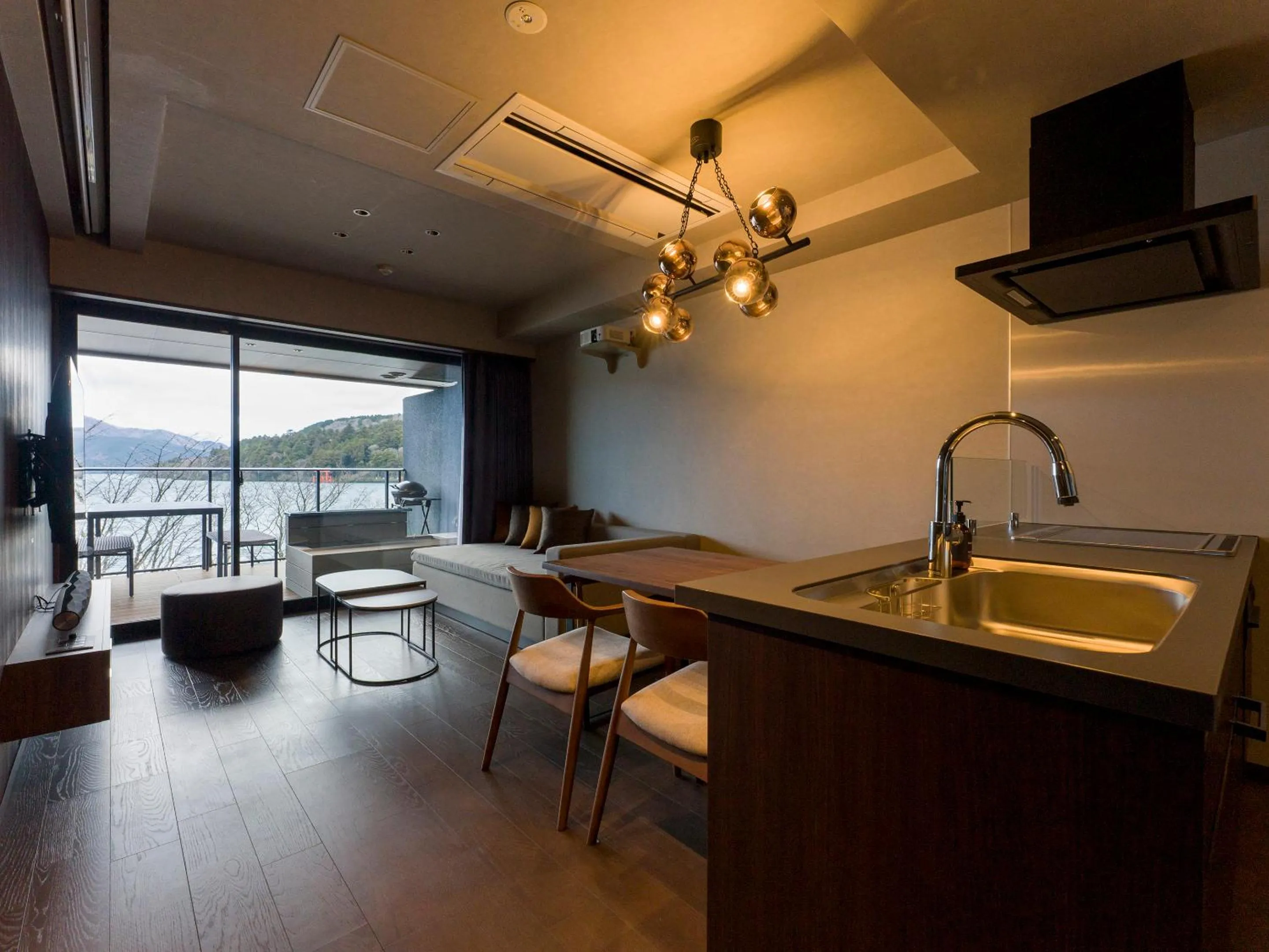 Living room in Rakuten STAY FUJIMI TERRACE Hakone Ashinoko