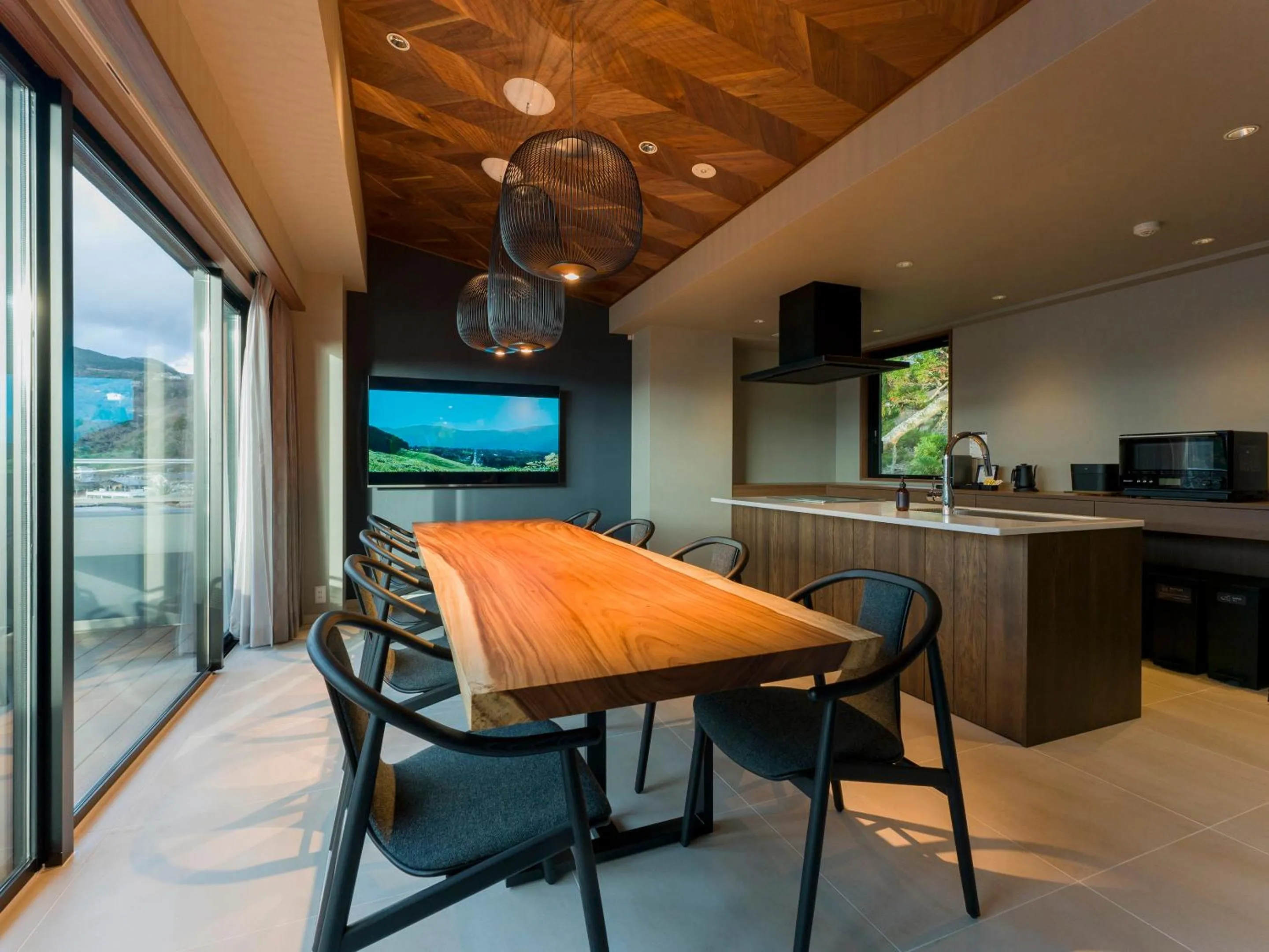 Dining area in Rakuten STAY FUJIMI TERRACE Hakone Ashinoko