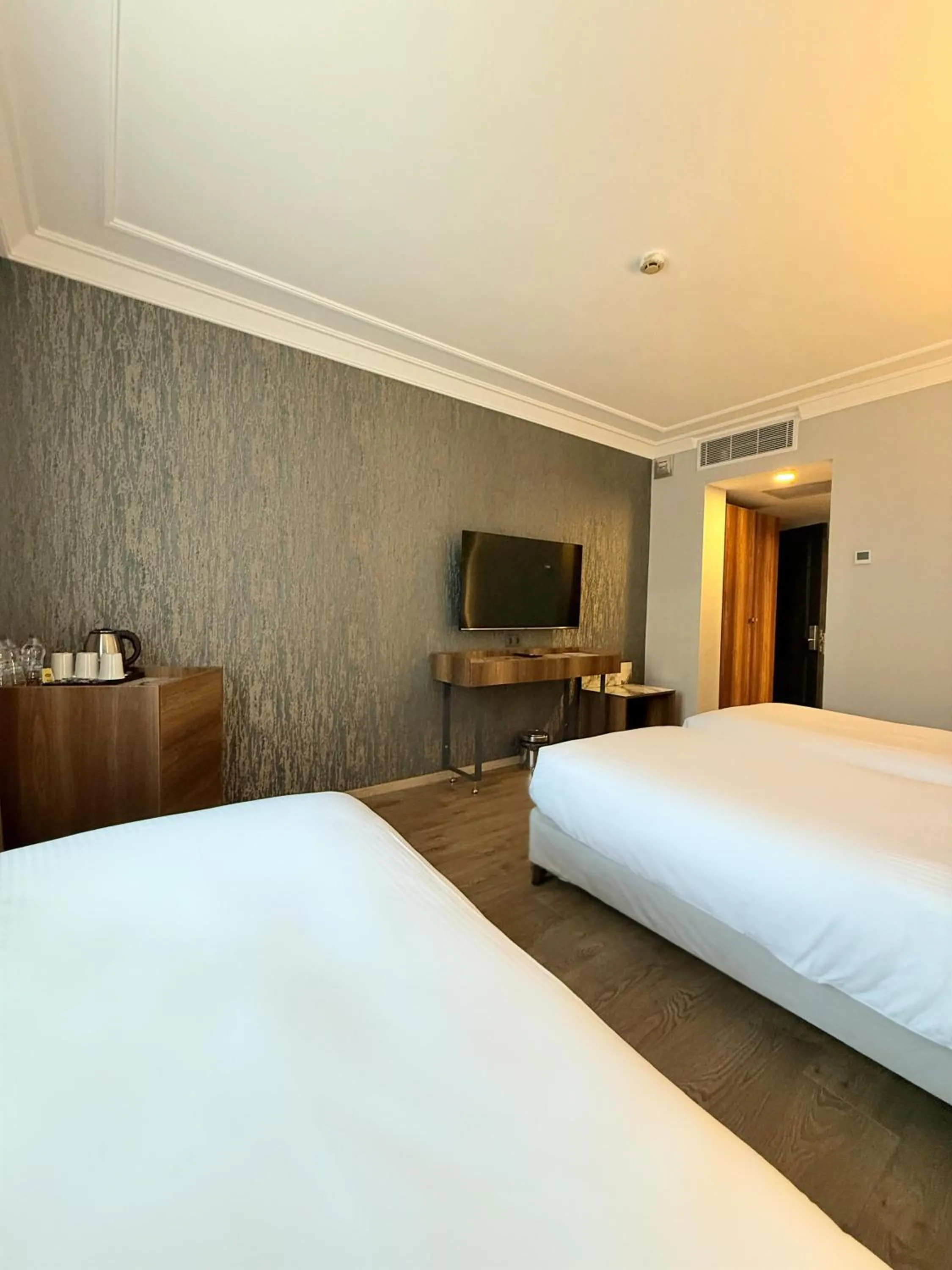 Bed in The Yalı Konak Hotel İzmir