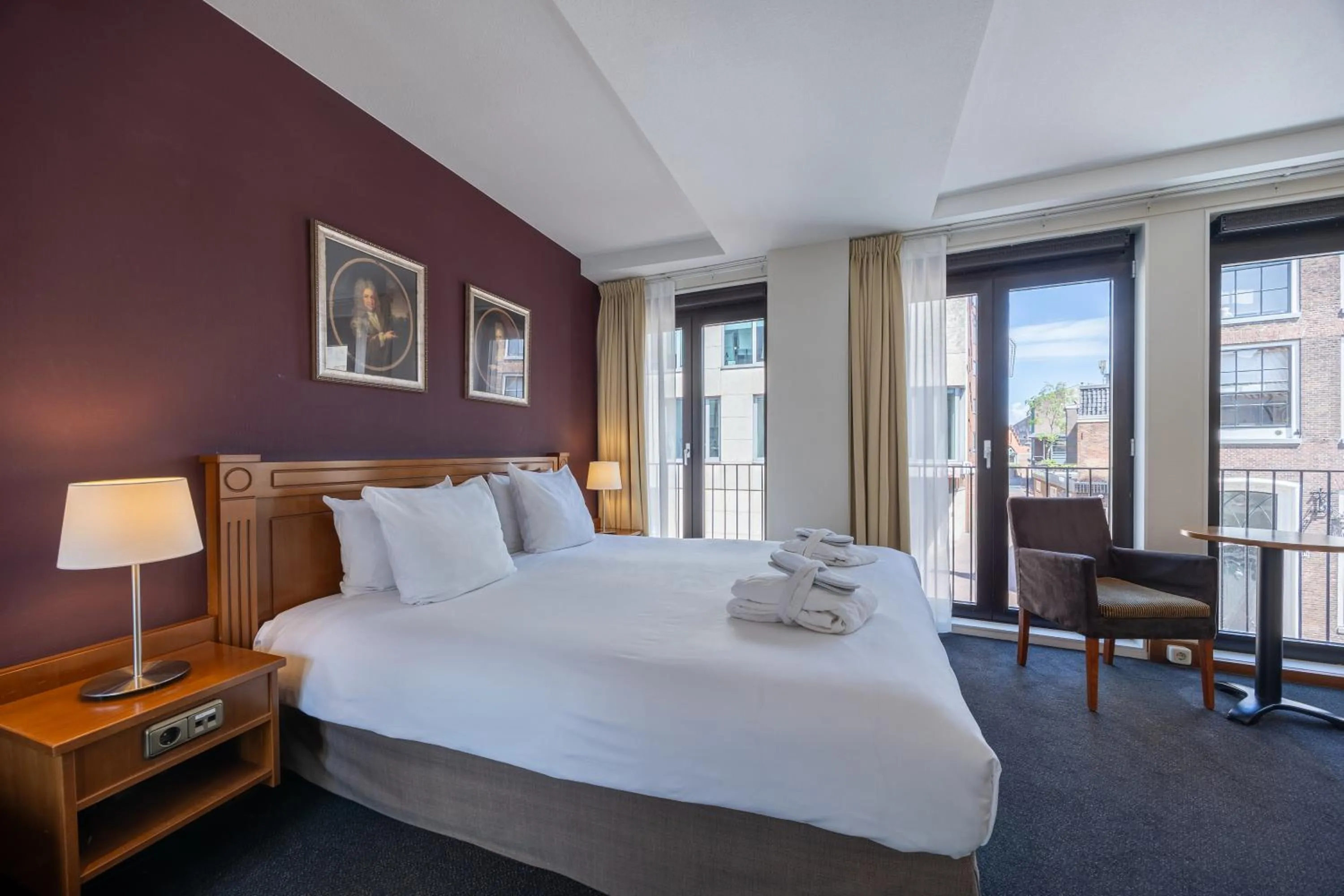 Bedroom, Bed in Amrâth Grand Hotel Frans Hals