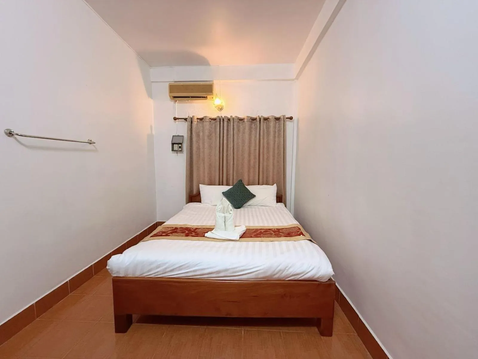 Bed in Vangvieng Sisavang Mountain View Hotel