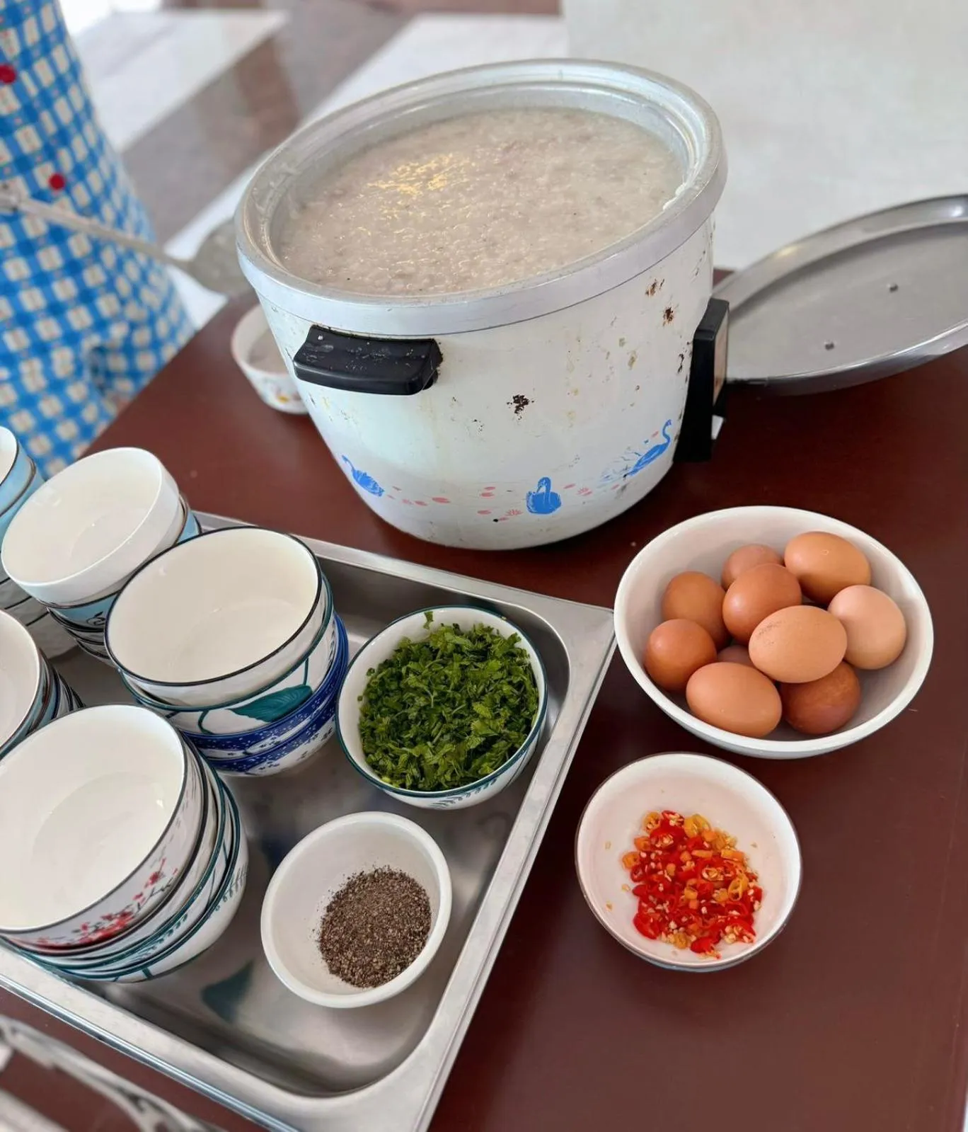 Restaurant/places to eat in Vangvieng Sisavang Mountain View Hotel