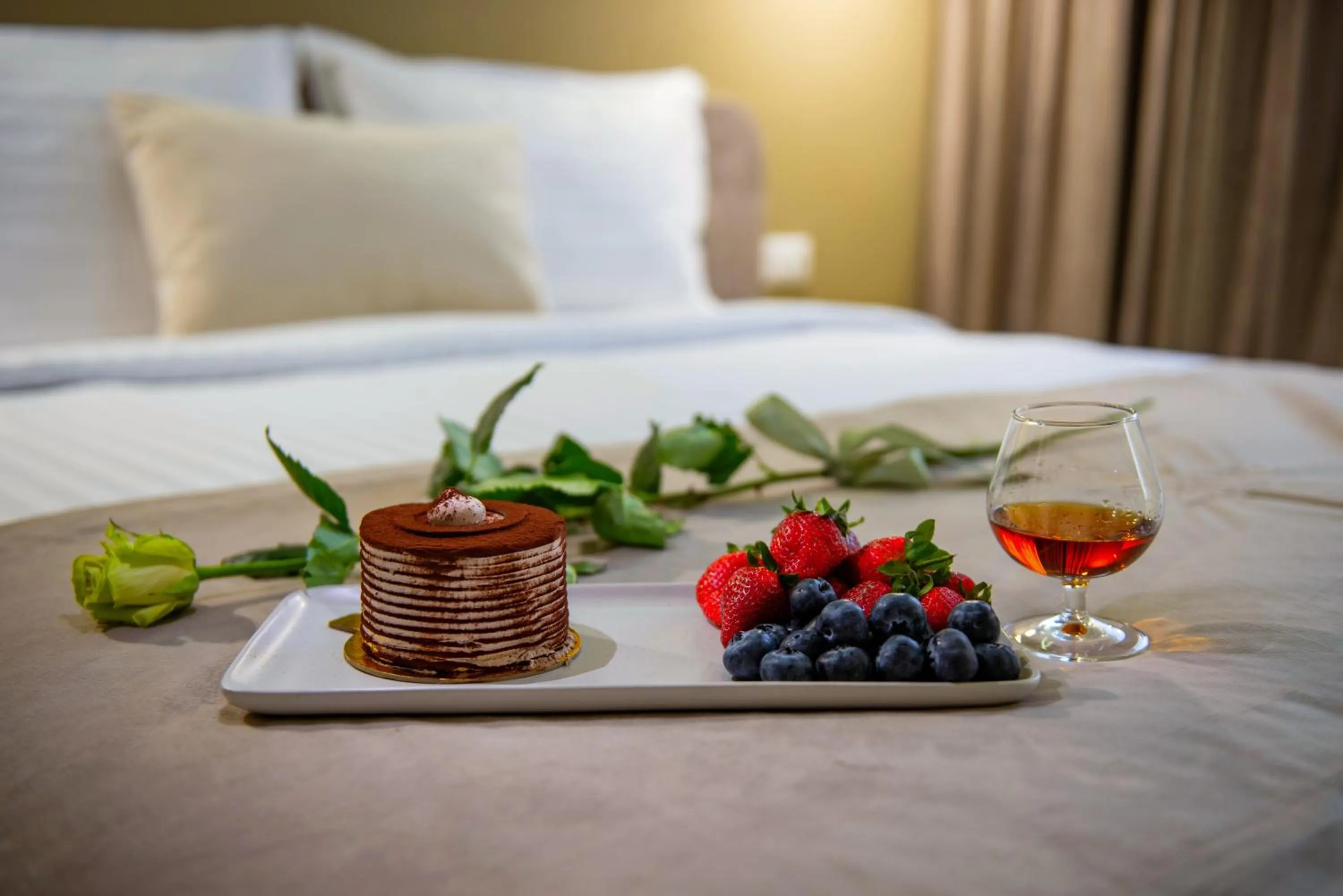 Food and drinks, Bed in The House Hotel Yerevan