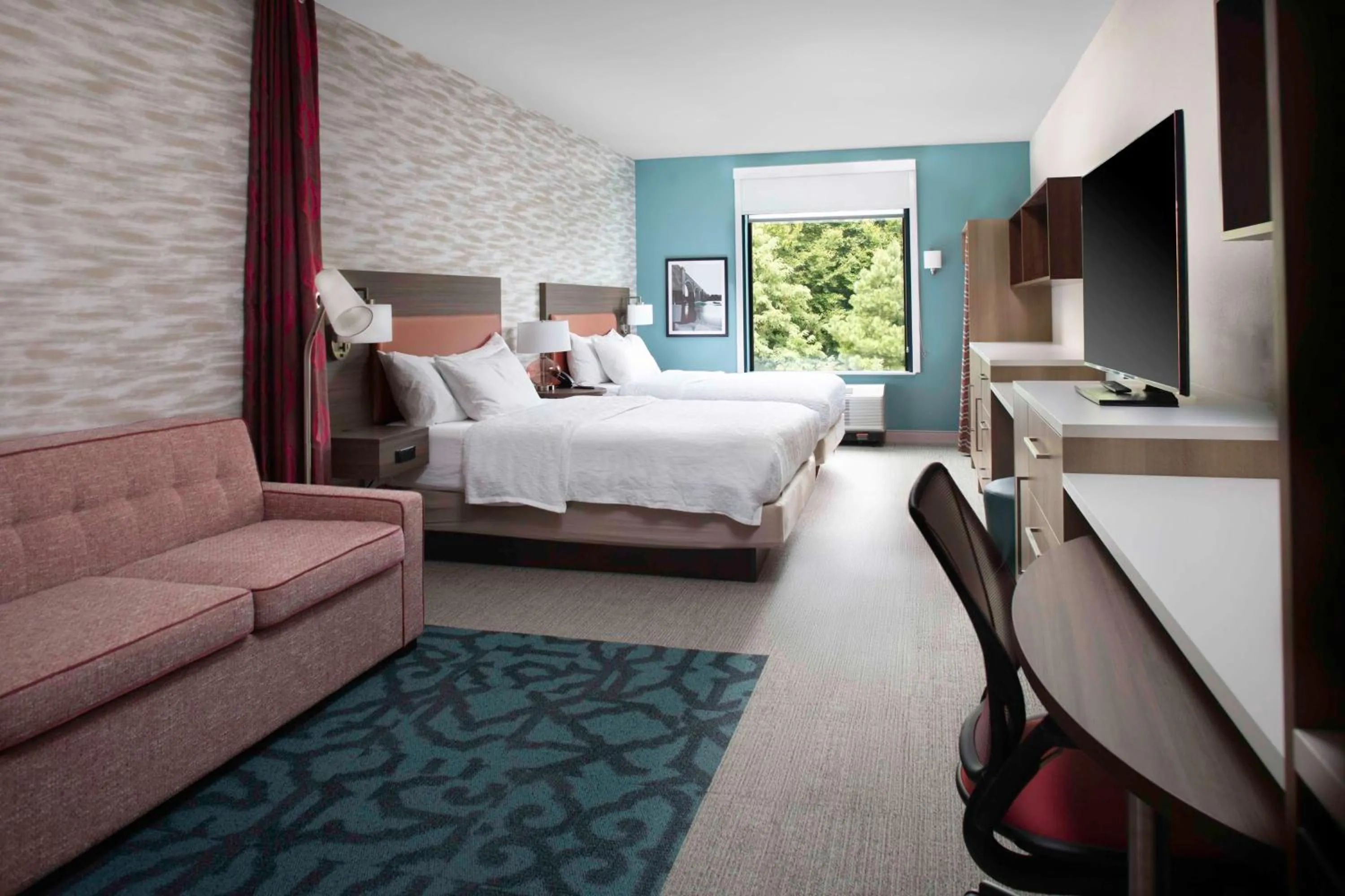 Bedroom, Bed in Home2 Suites By Hilton Lynchburg