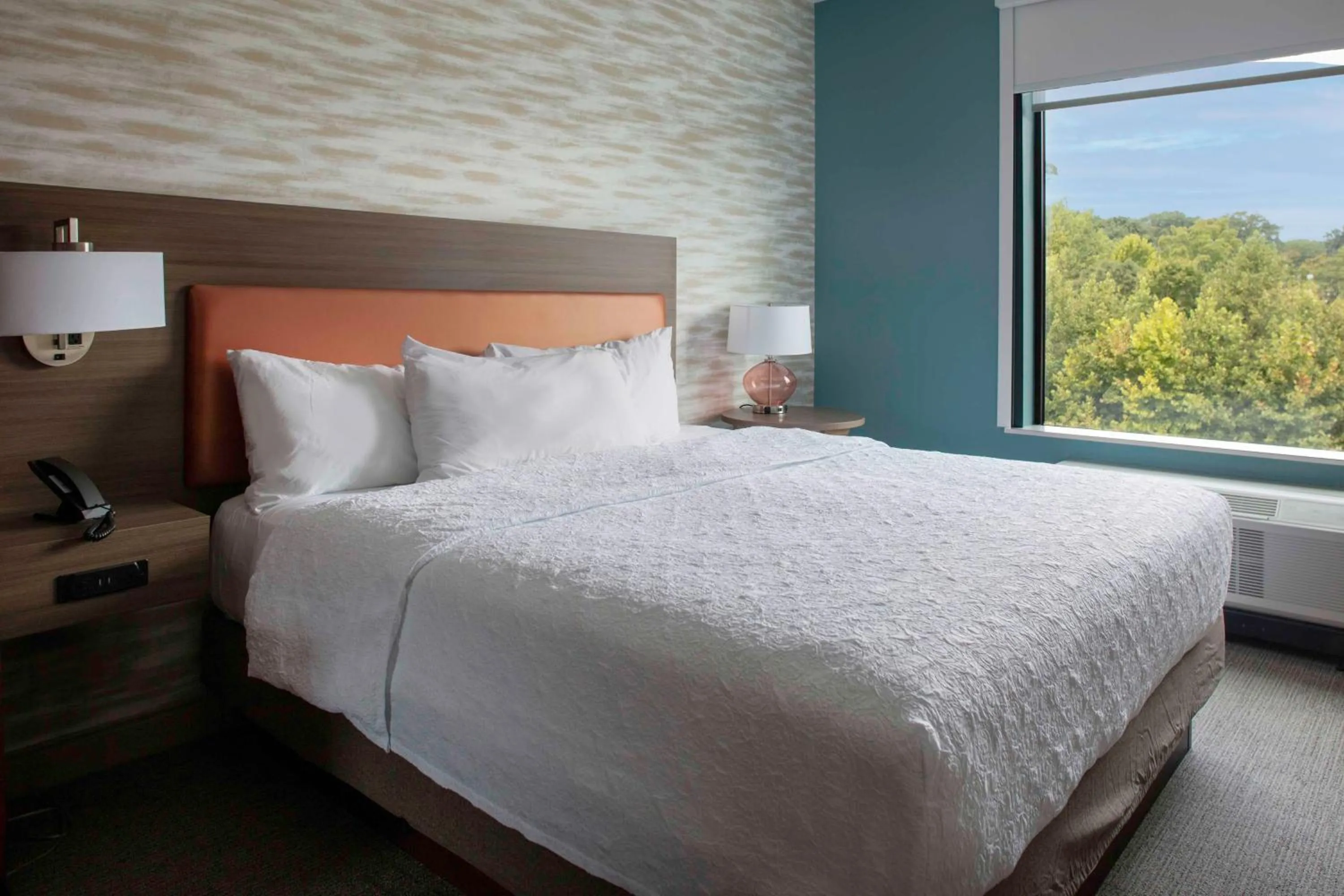 Bed in Home2 Suites By Hilton Lynchburg