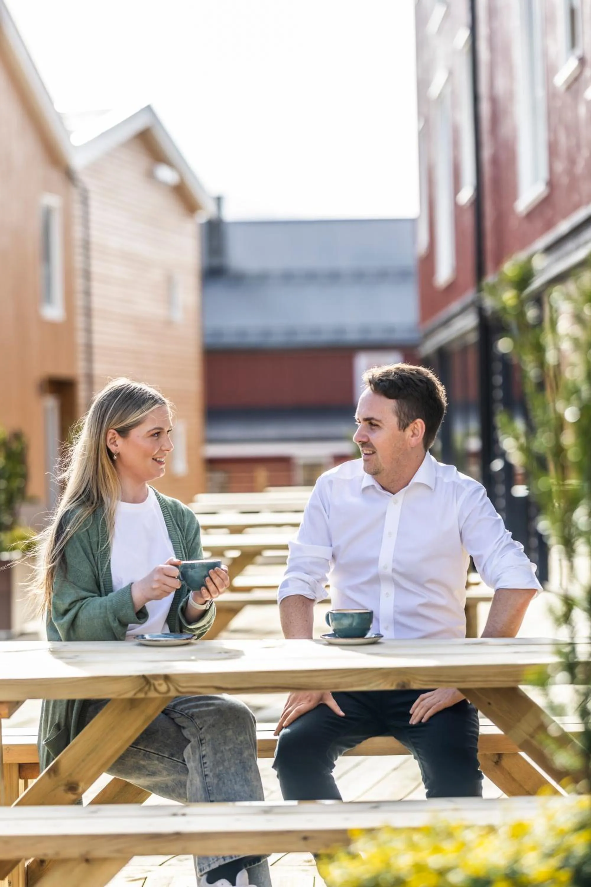 Patio in Henningsvær Bryggehotell - by Classic Norway Hotels