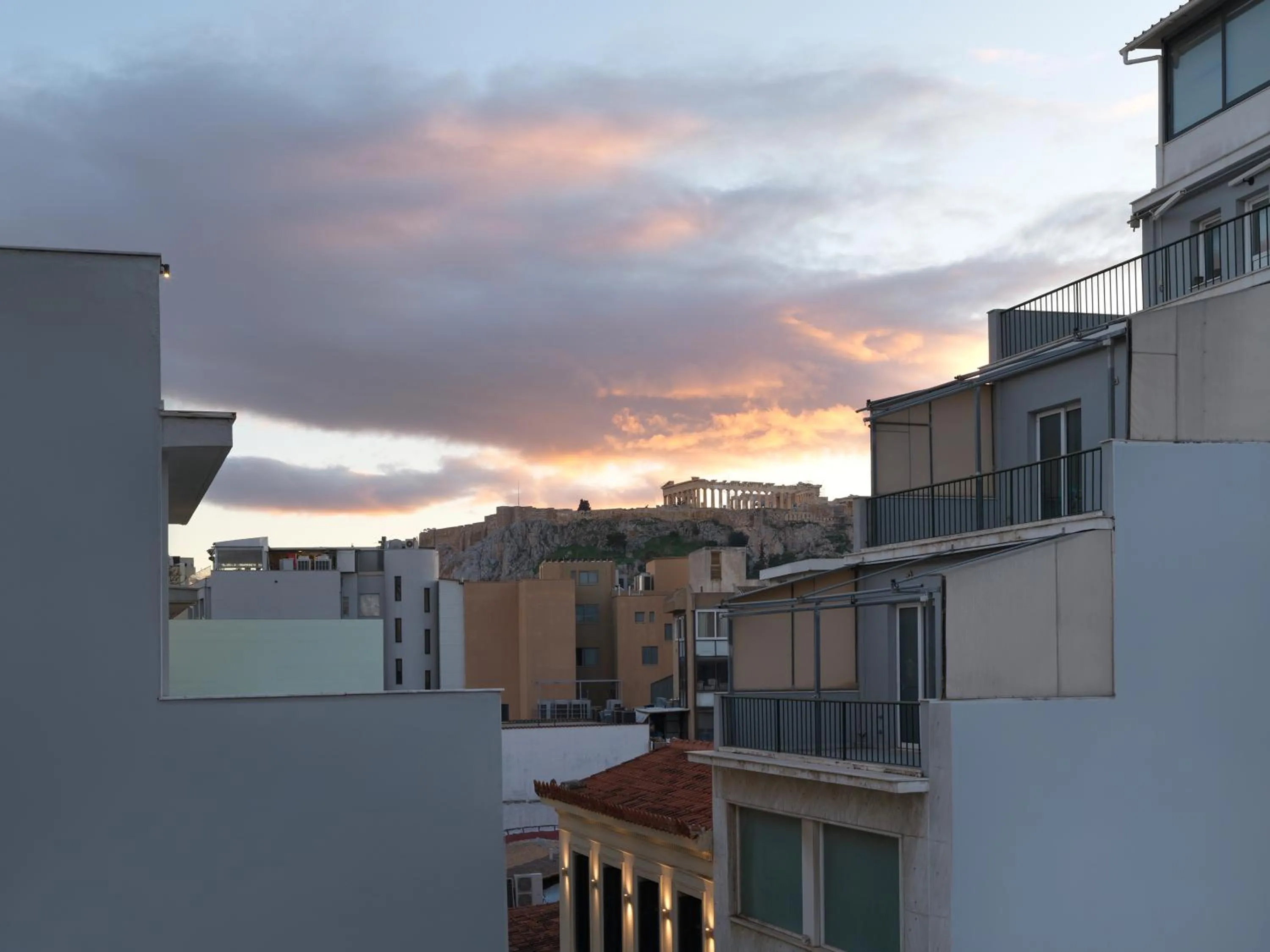 City view in Vrachos Athens Suites