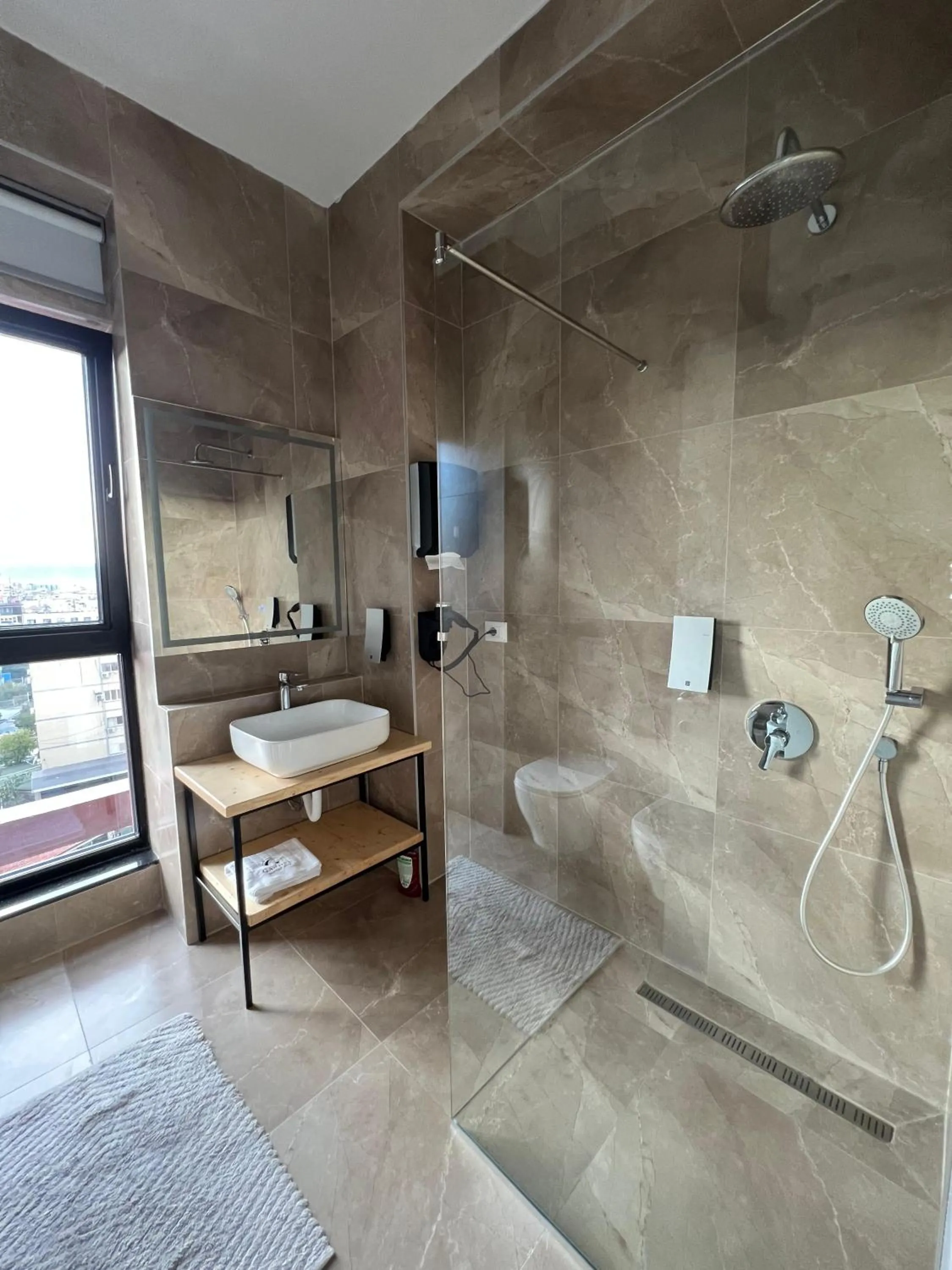 Shower in Garden Boutique Hotel