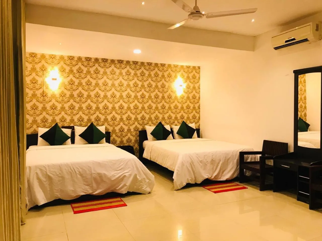 Bed in Hotel Eden Garden