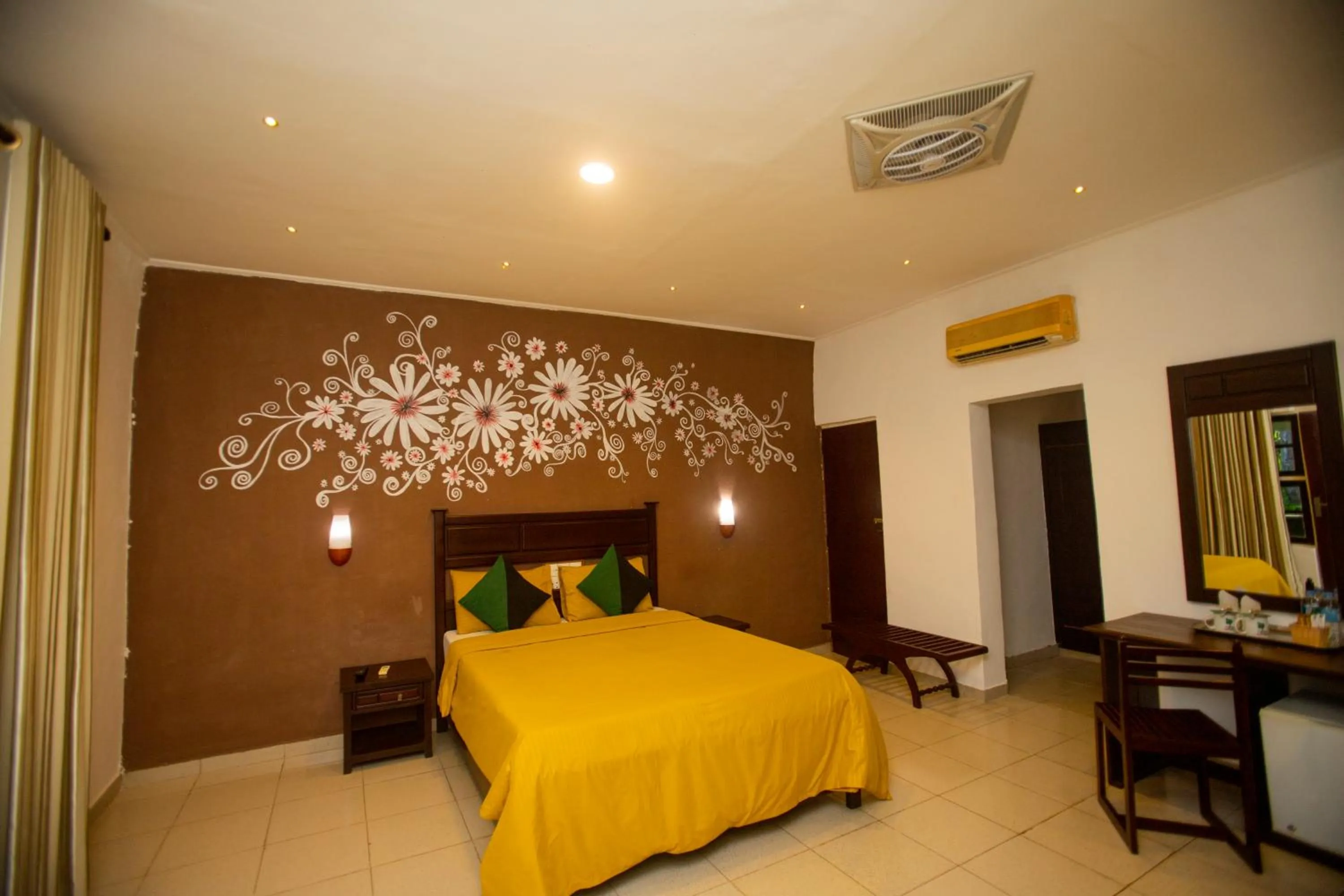 Bed in Hotel Eden Garden