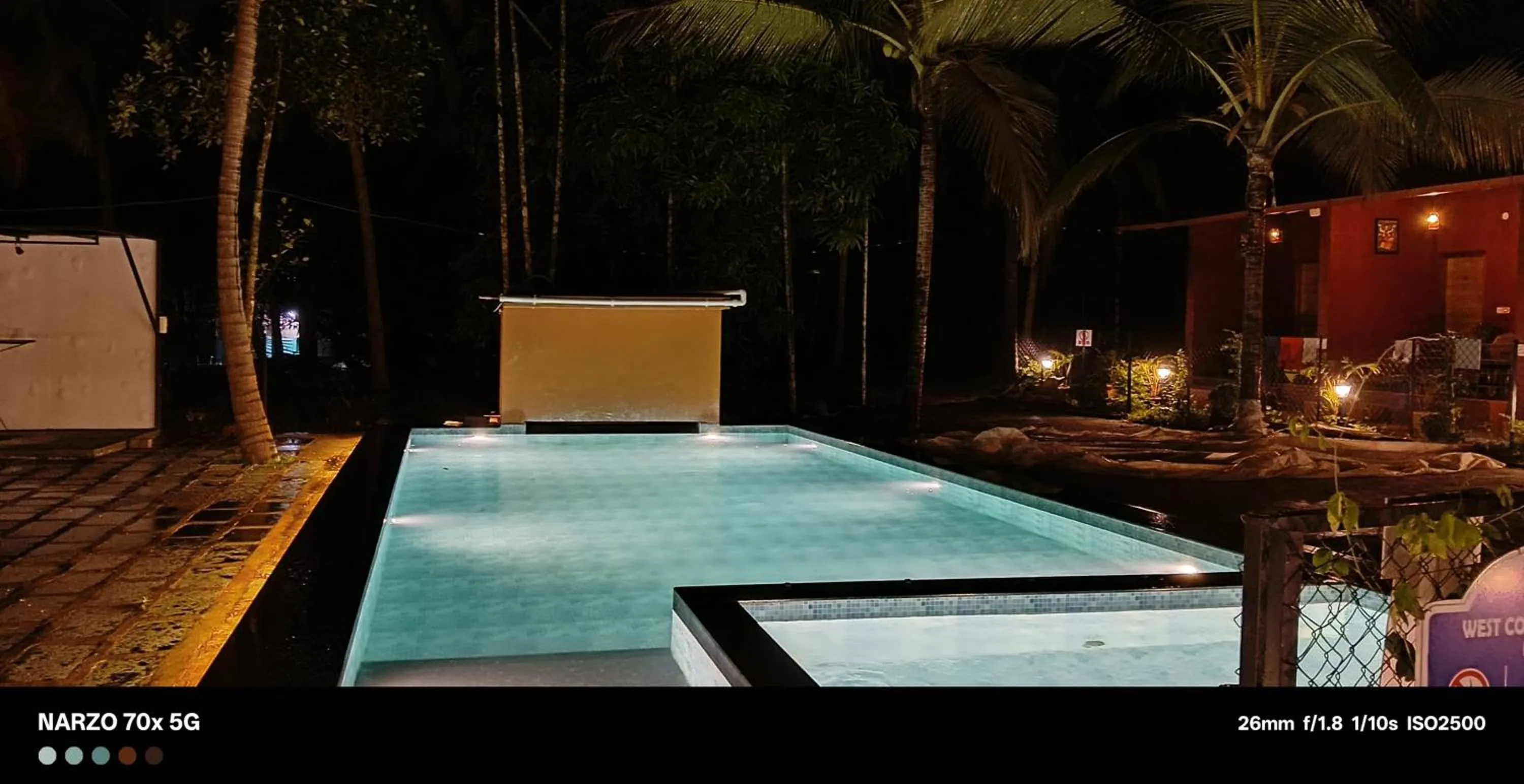 Swimming pool in West Coast Gokarna