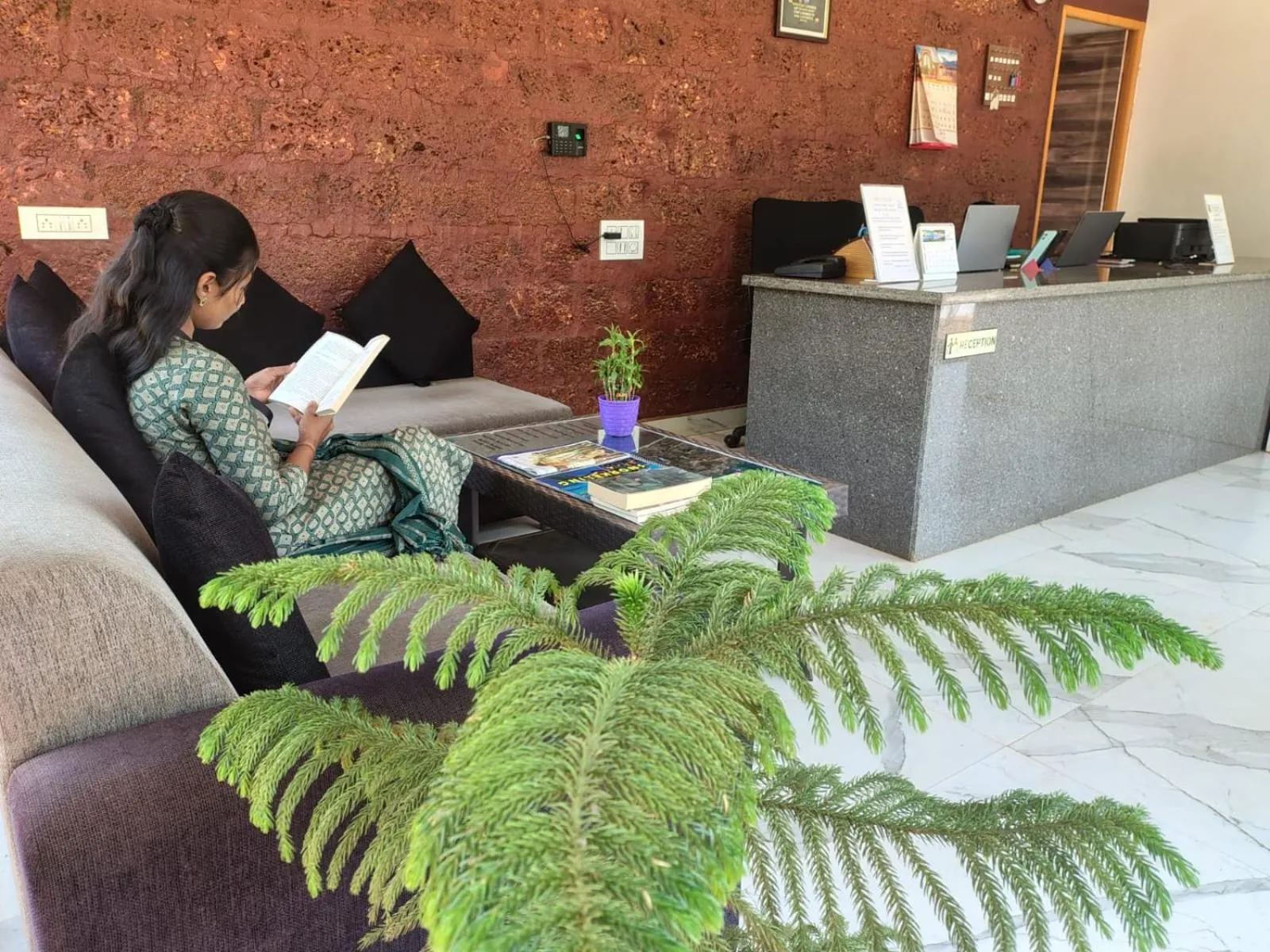 Living room in West Coast Gokarna