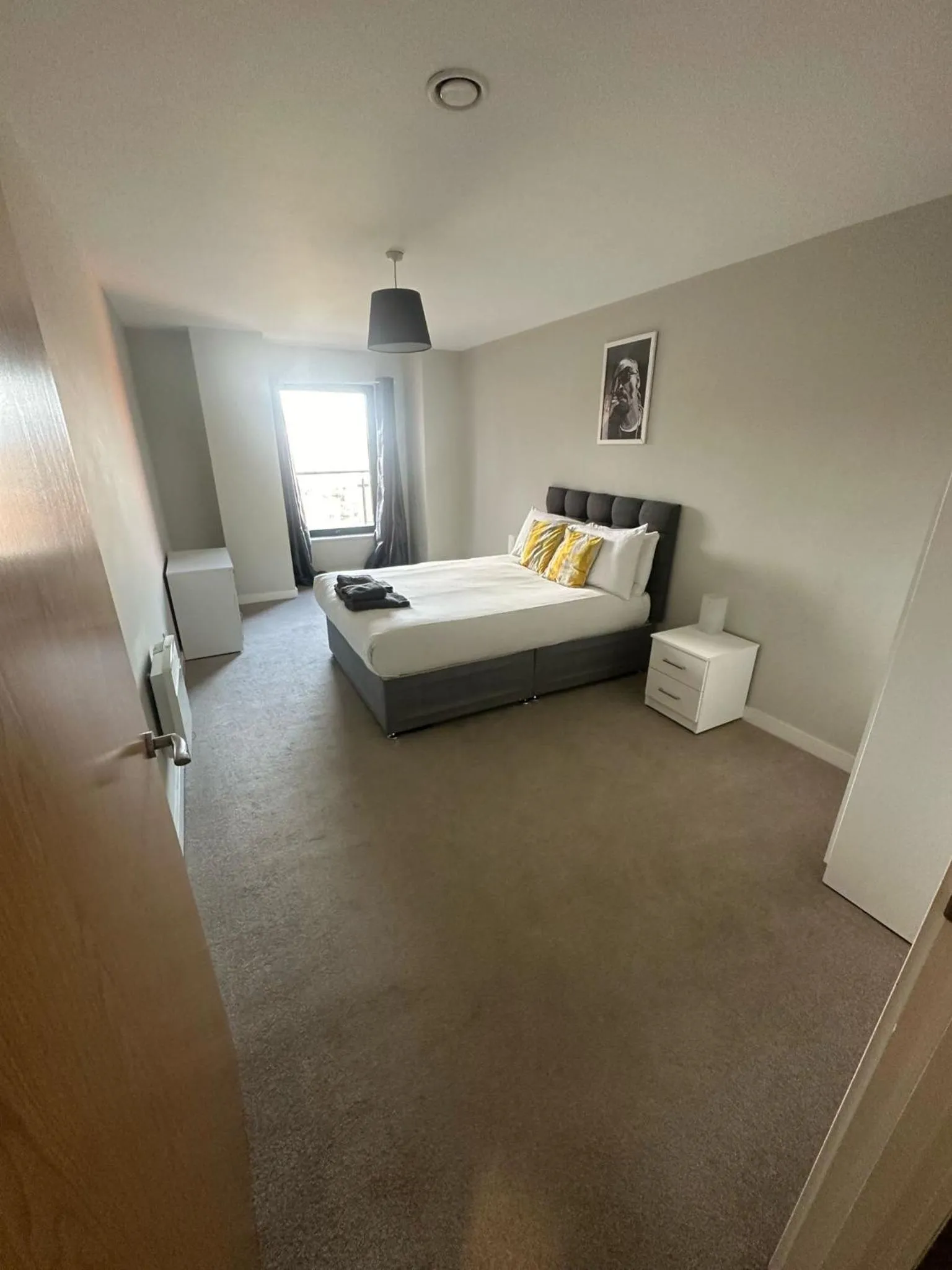 Bedroom, Bed in Adelphi Wharf Apartments by Beehosting