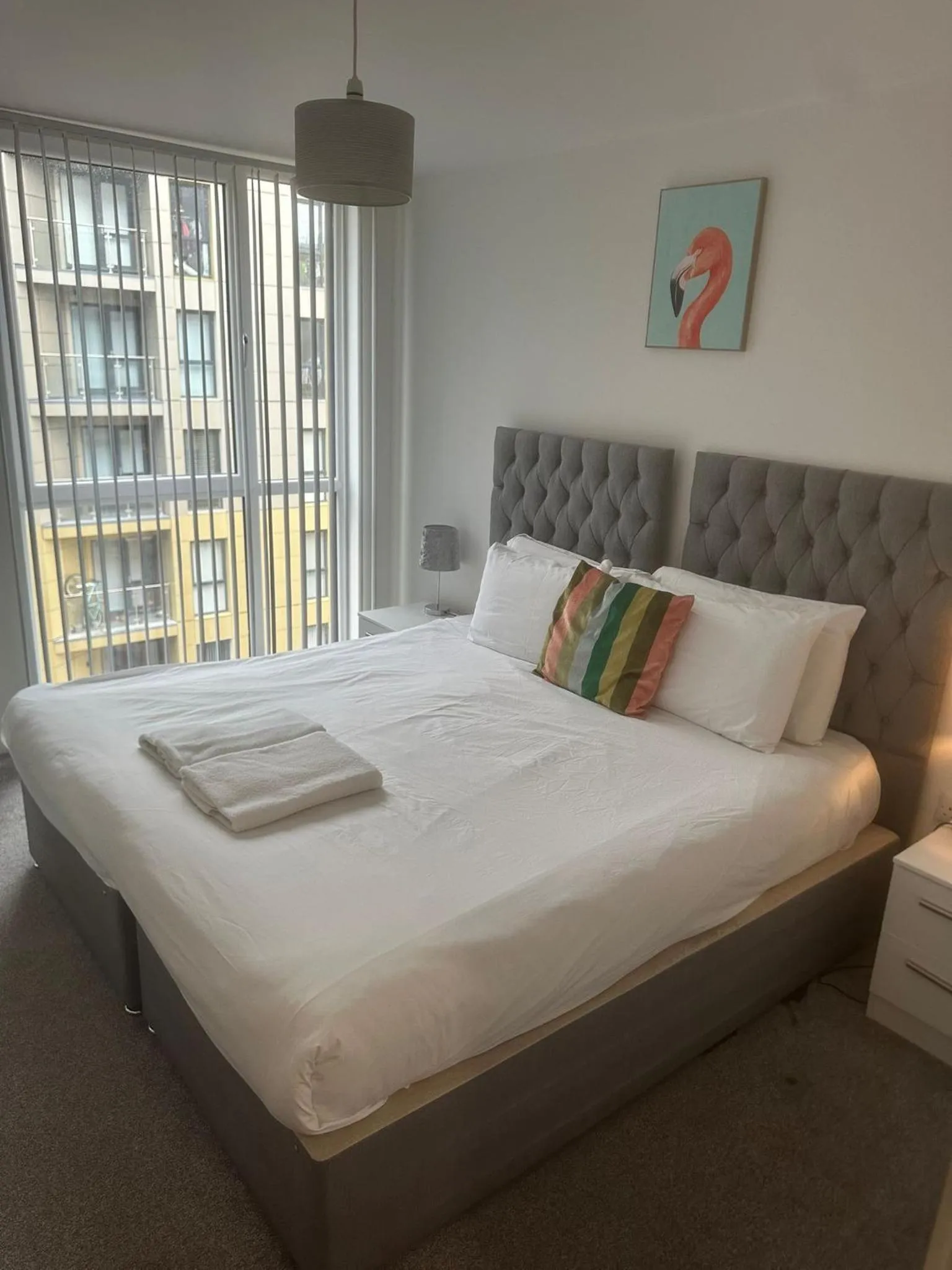 Bedroom, Bed in Adelphi Wharf Apartments by Beehosting