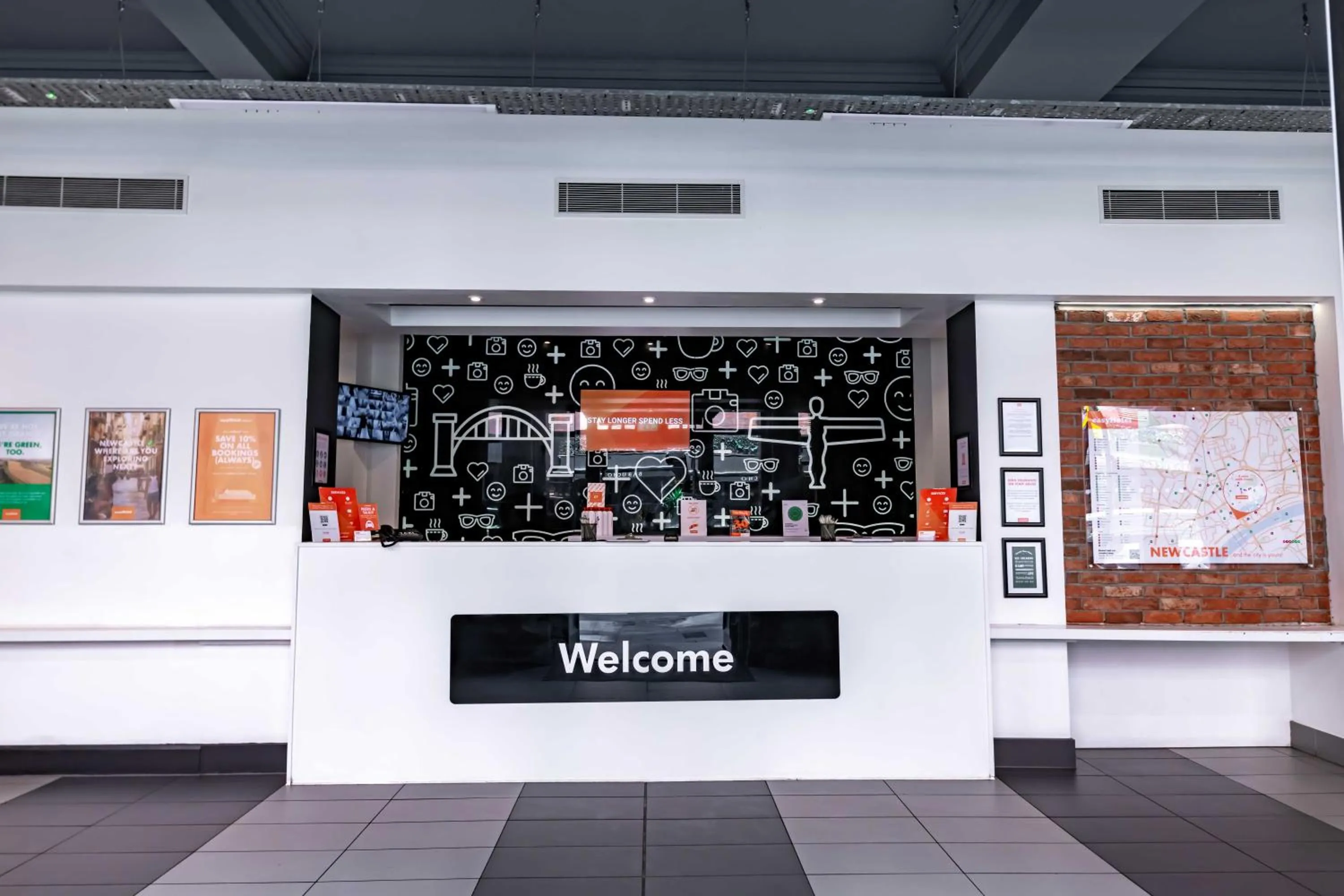 Lobby or reception in easyHotel Newcastle