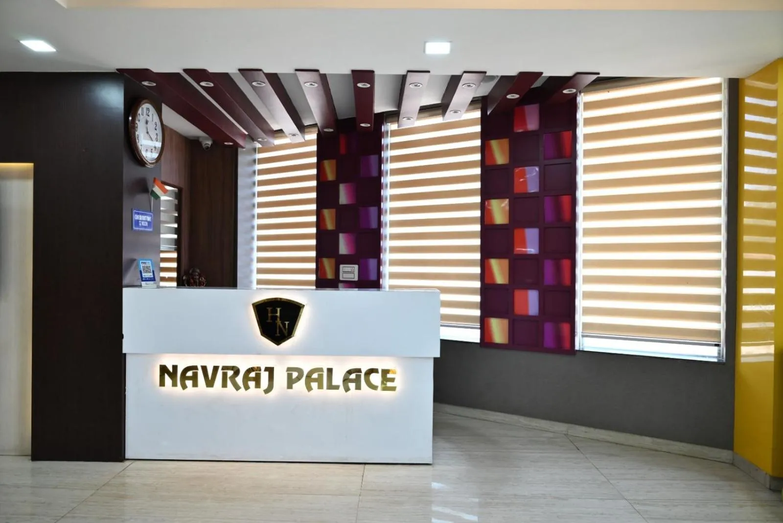 Logo/Certificate/Sign in Hotel Navraj Palace