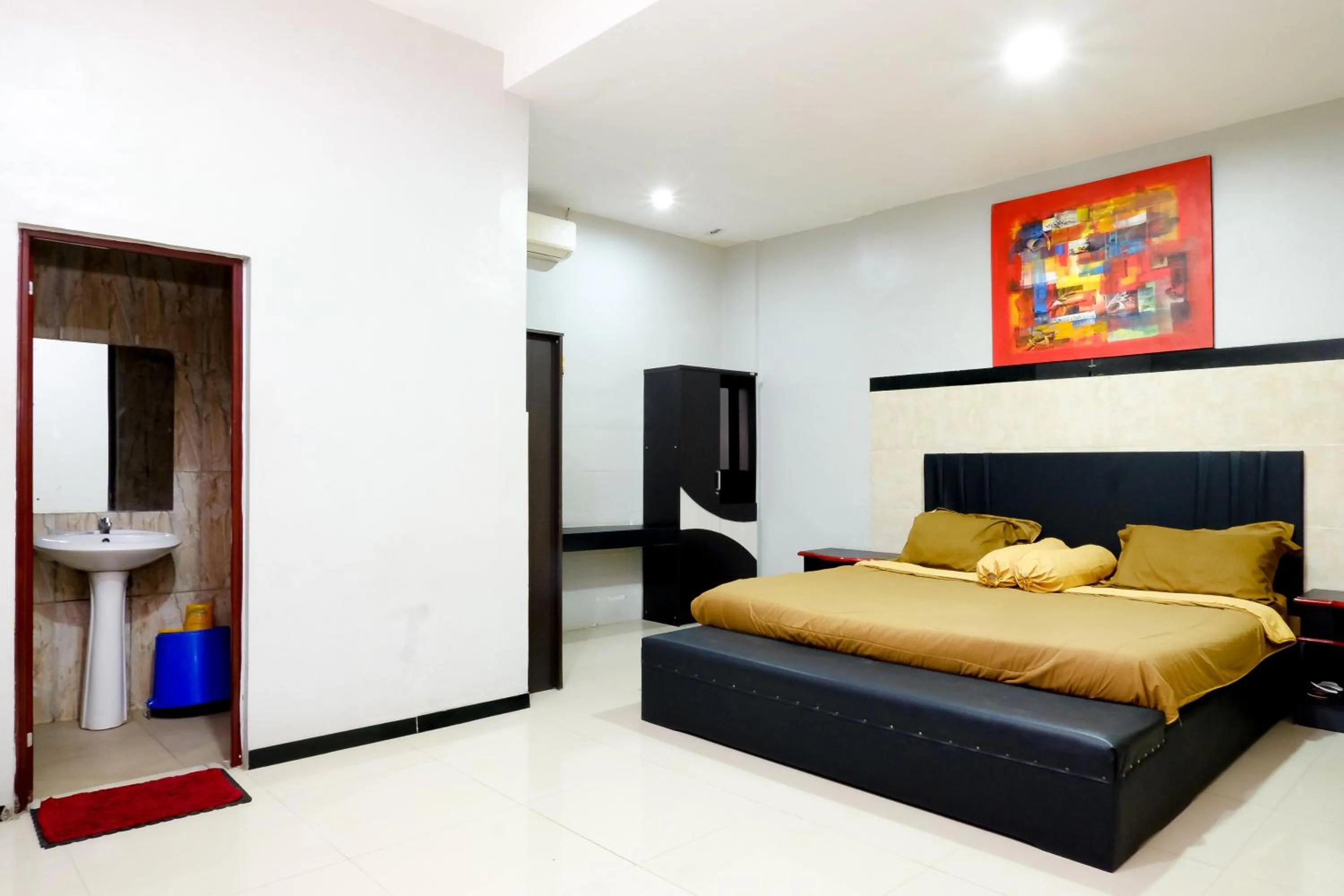 Bed in Dya Hotel Boyolali