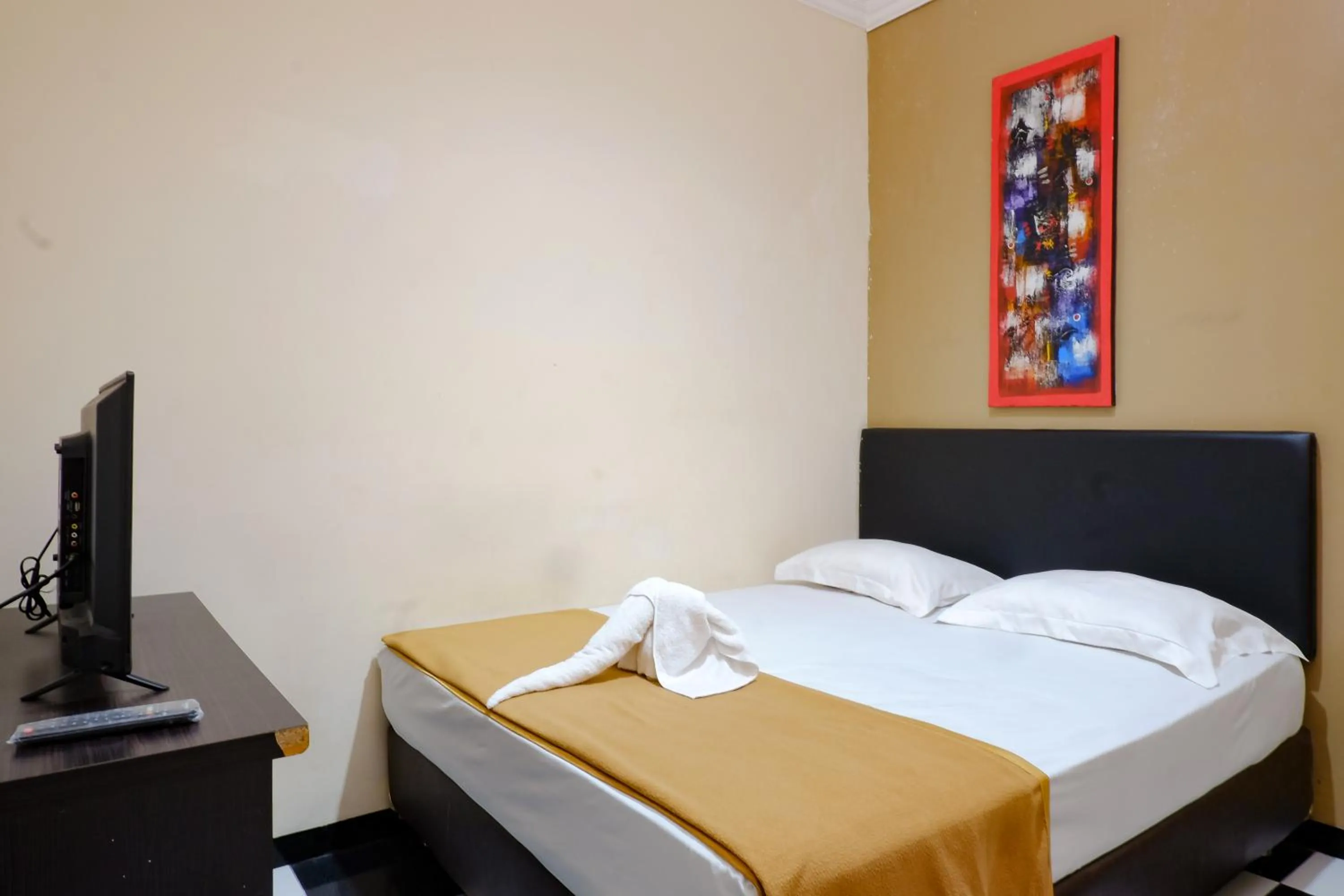 Bed in Dya Hotel Boyolali