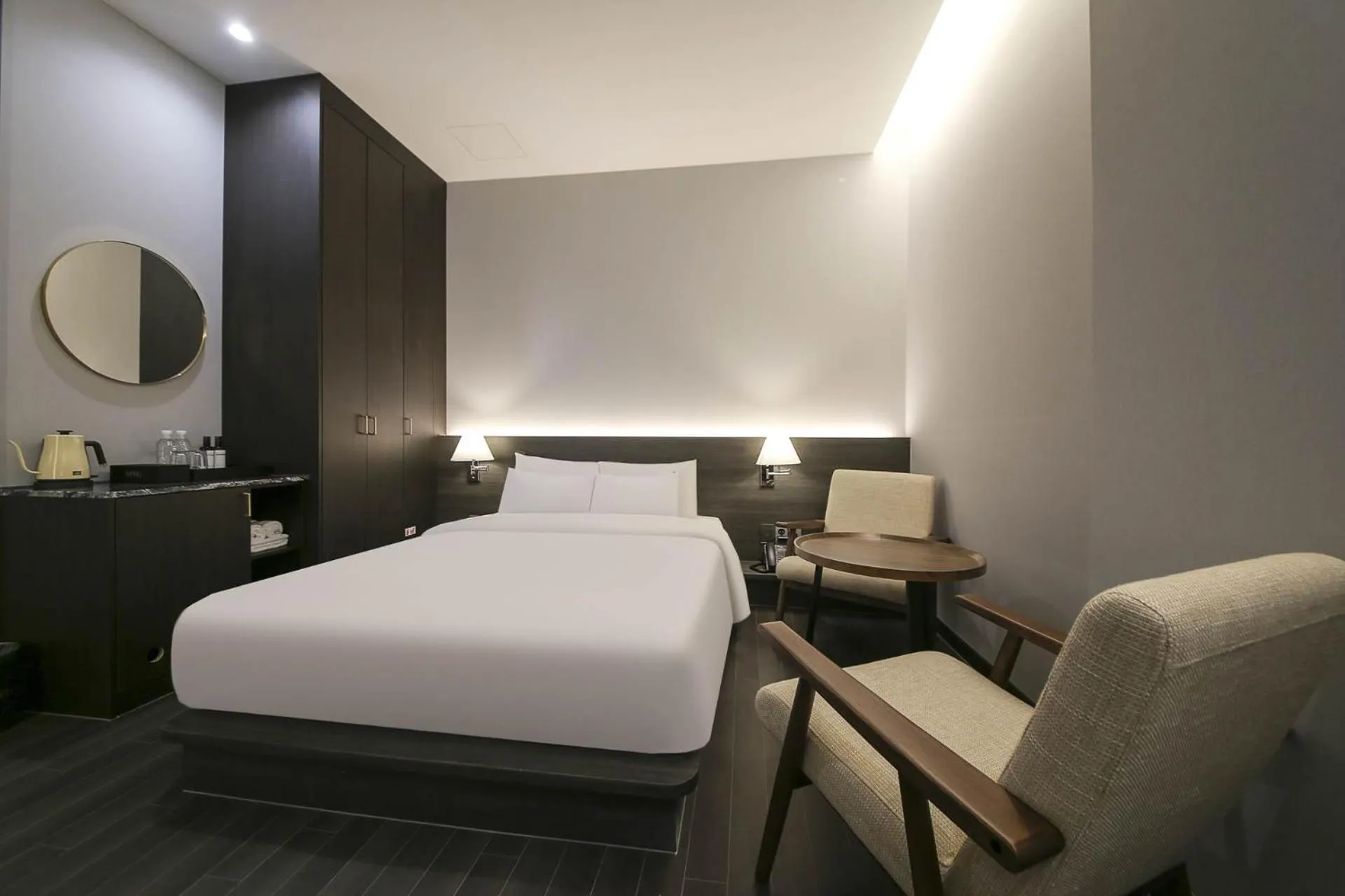 Bed in H Avenue Hotel Sangmu Branch