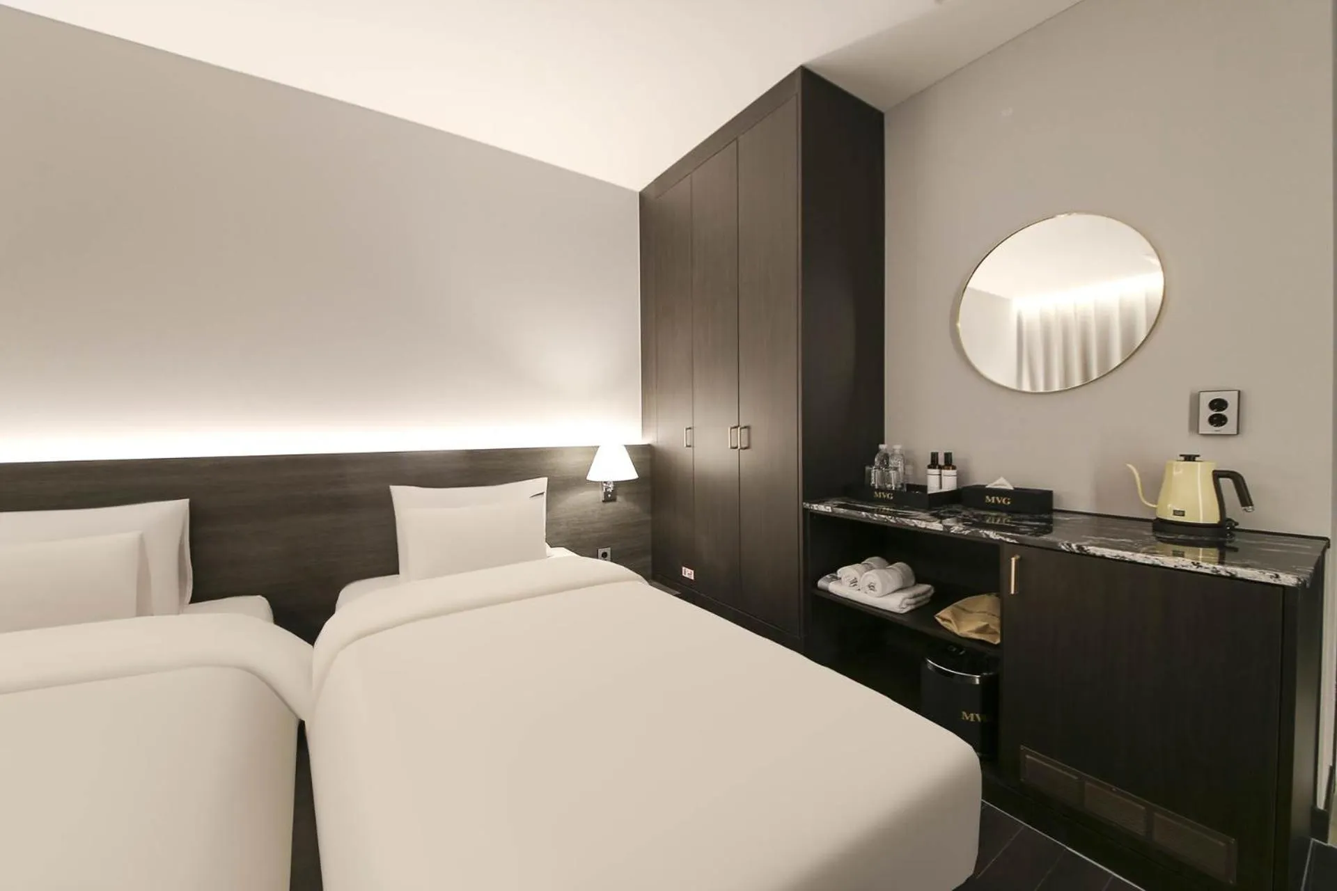 Bed in H Avenue Hotel Sangmu Branch