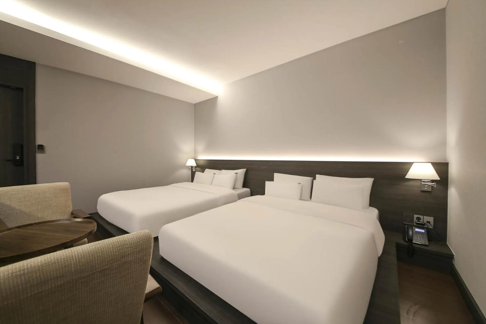 Bed in H Avenue Hotel Sangmu Branch