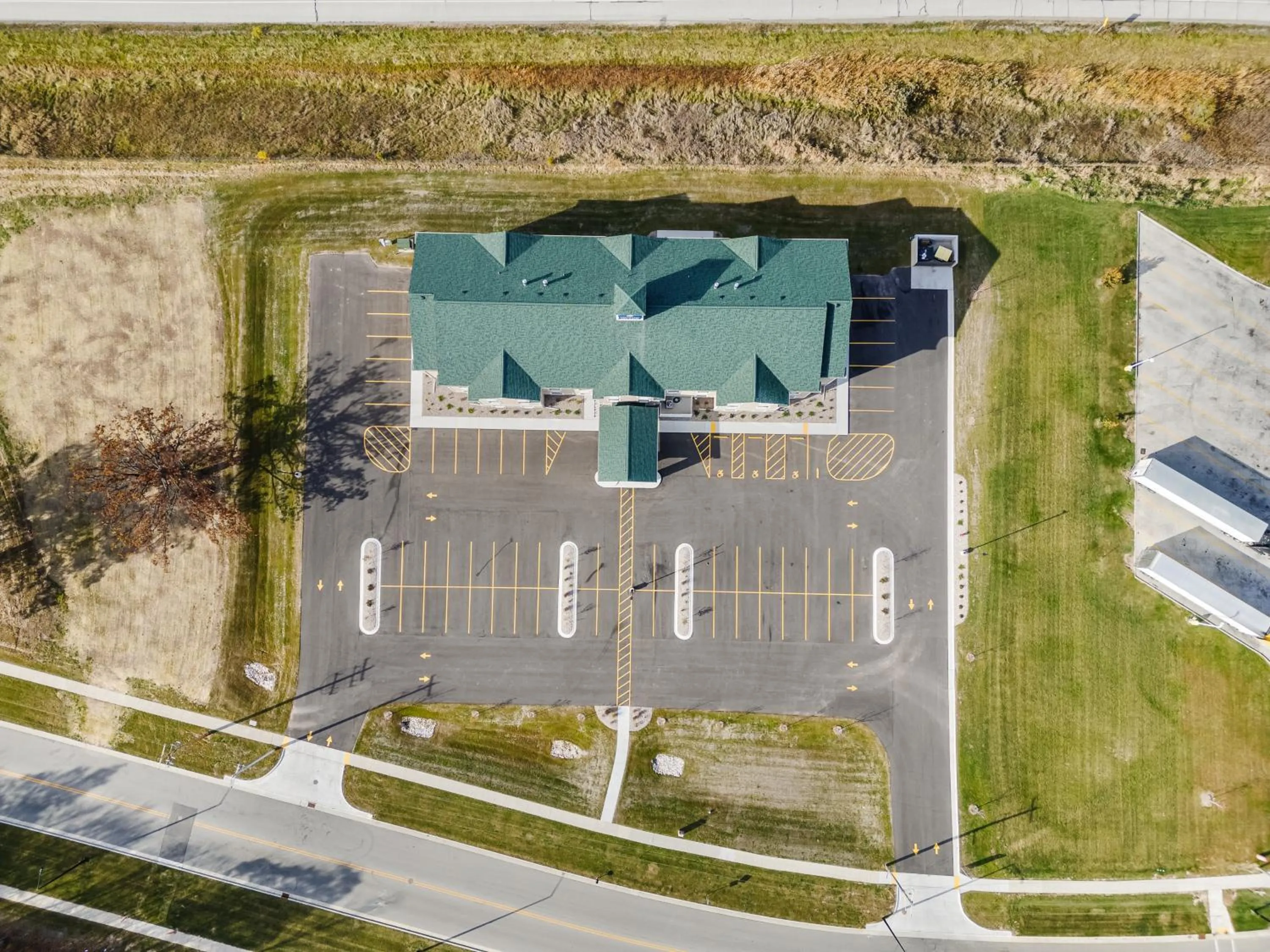 Property building in Cobblestone Hotel & Suites Denmark - Green Bay