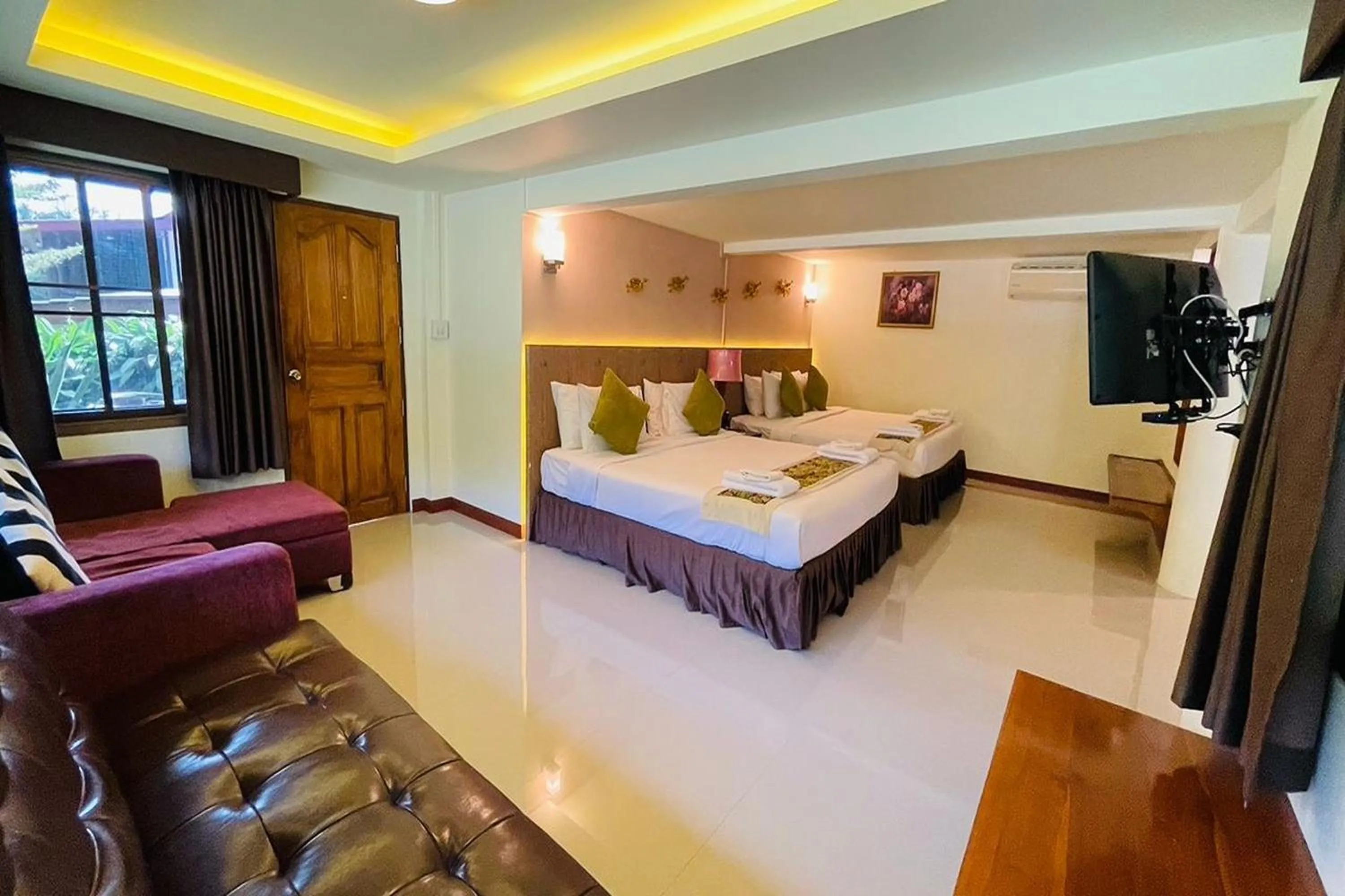 Bed in Baan Rim Kwai Paerimnam Resort