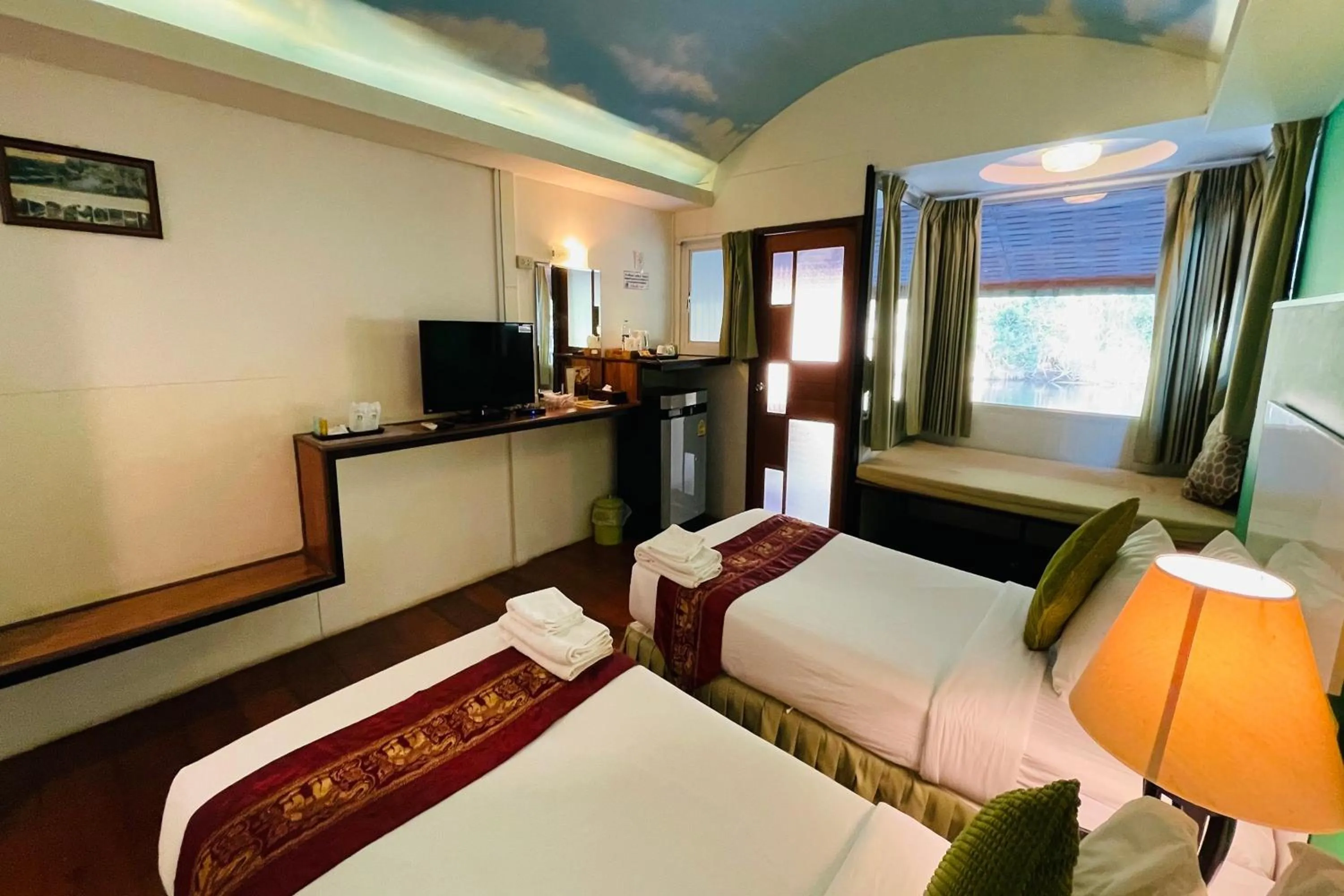 Bedroom, Bed in Baan Rim Kwai Paerimnam Resort