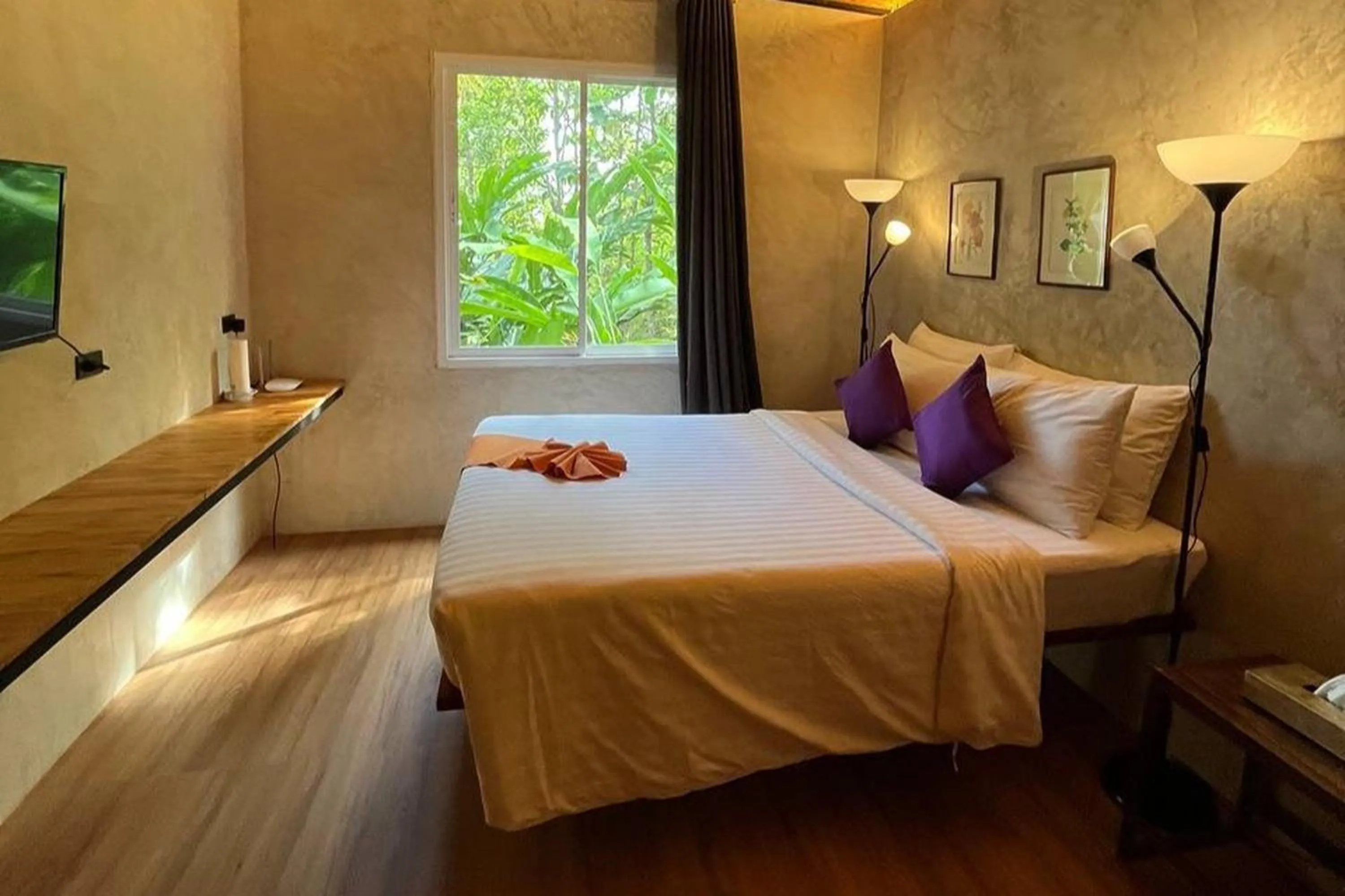 Bed in TANYA Baan Bon Doi