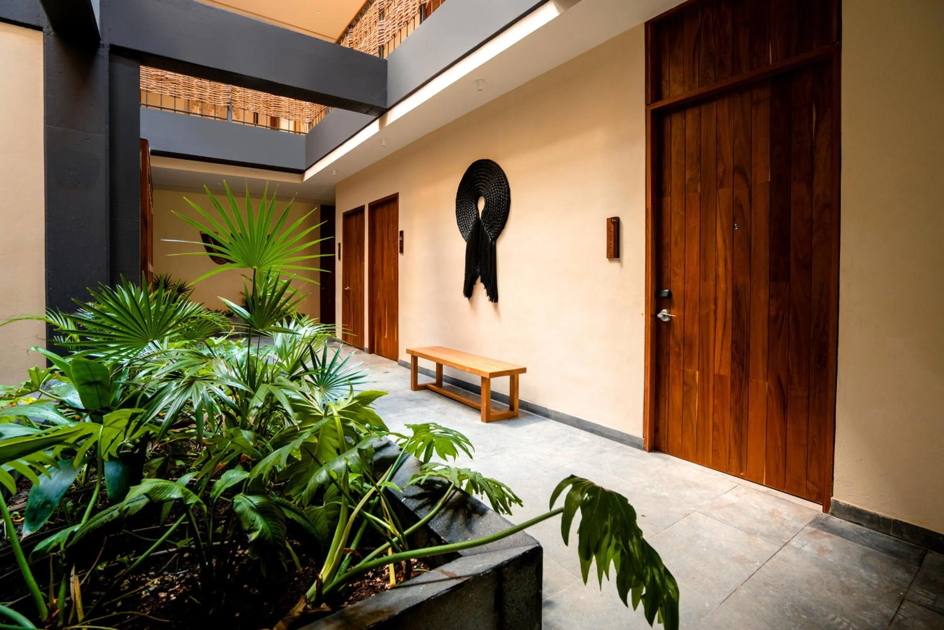 Inner courtyard view in Bloom Tulum, Apartments by Marriott Bonvoy