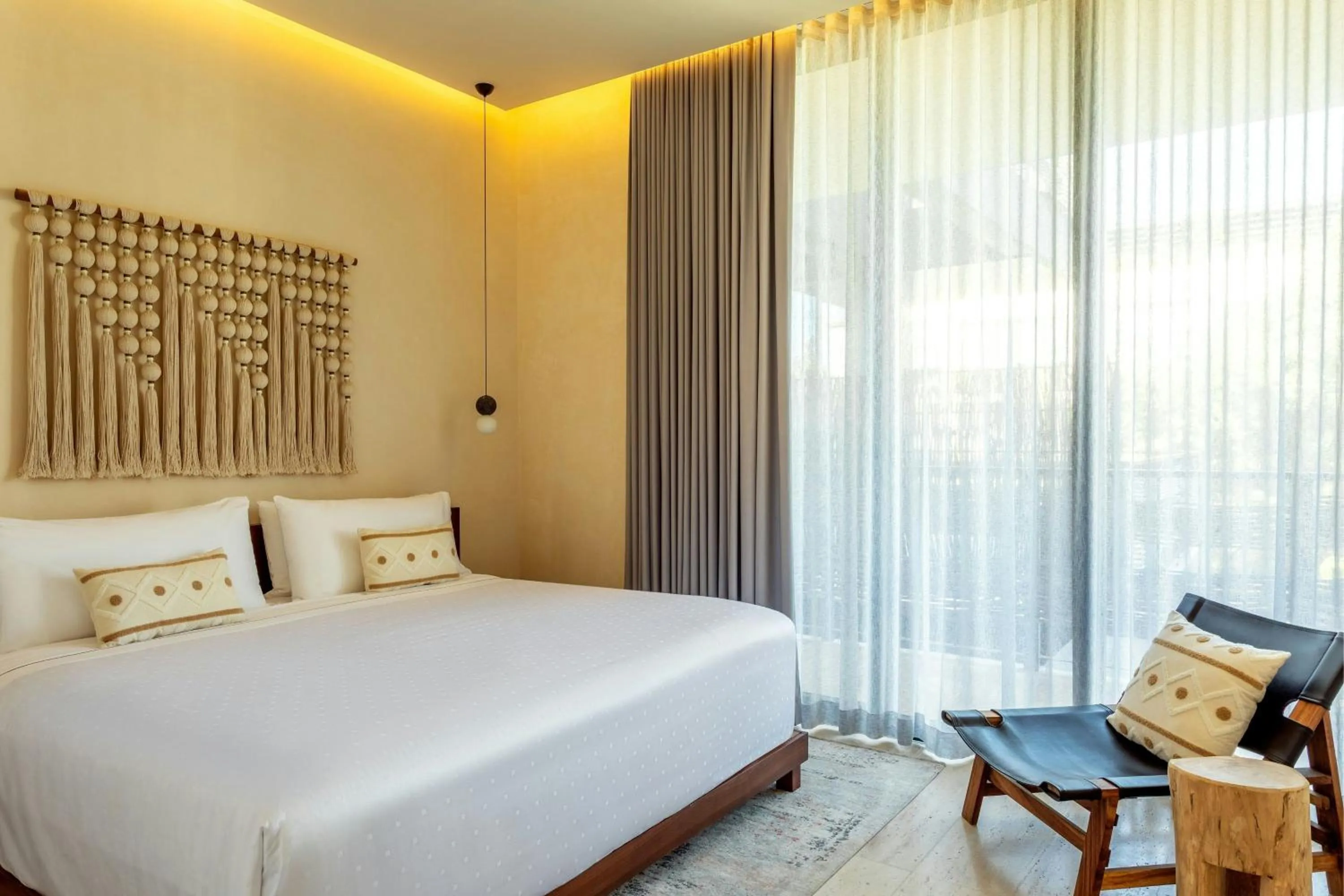 Bedroom, Bed in Bloom Tulum, Apartments by Marriott Bonvoy