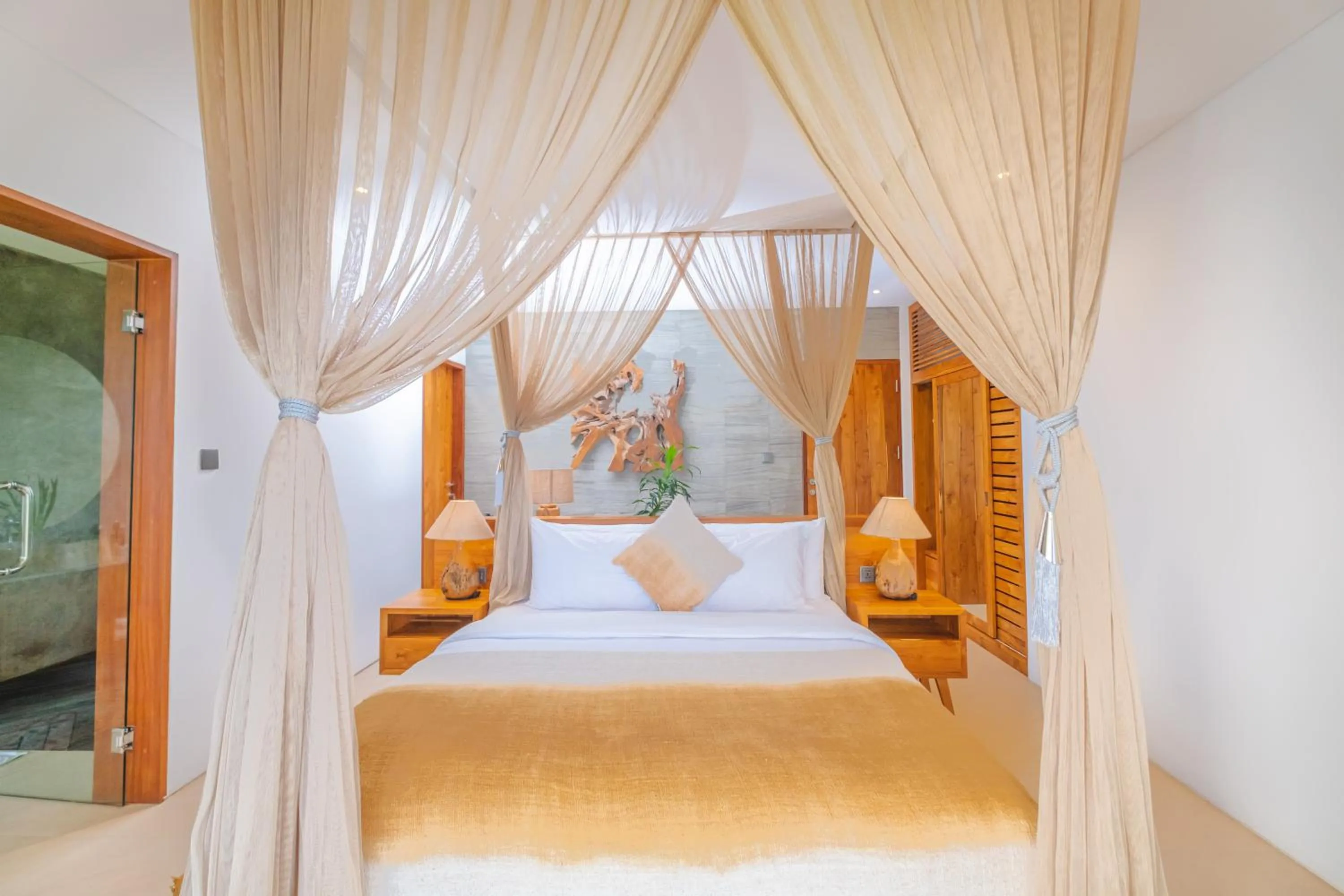 Bed in Villa Kaliente