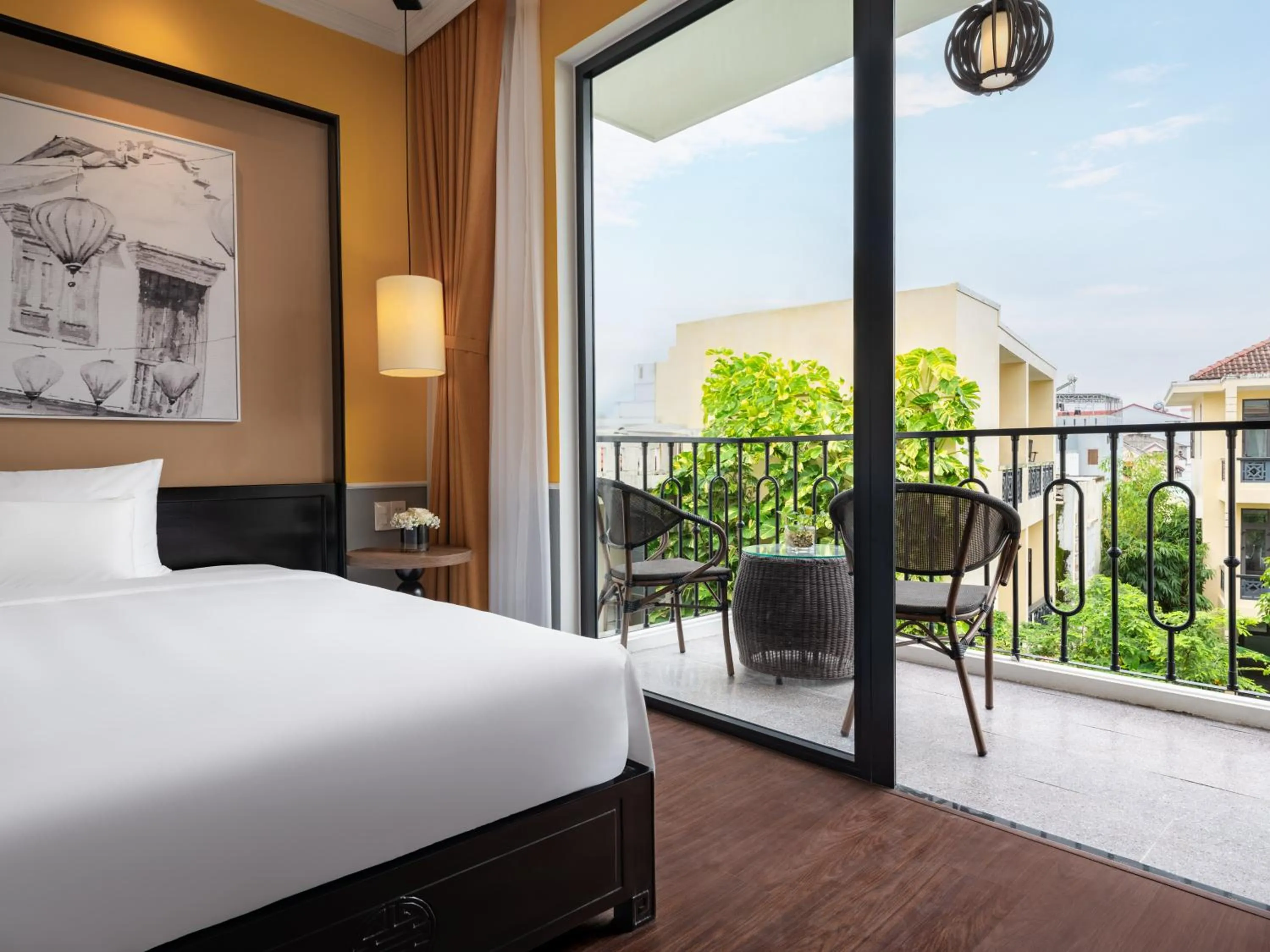 Balcony/Terrace, Bed in Phu Thinh Boutique Resort & Spa