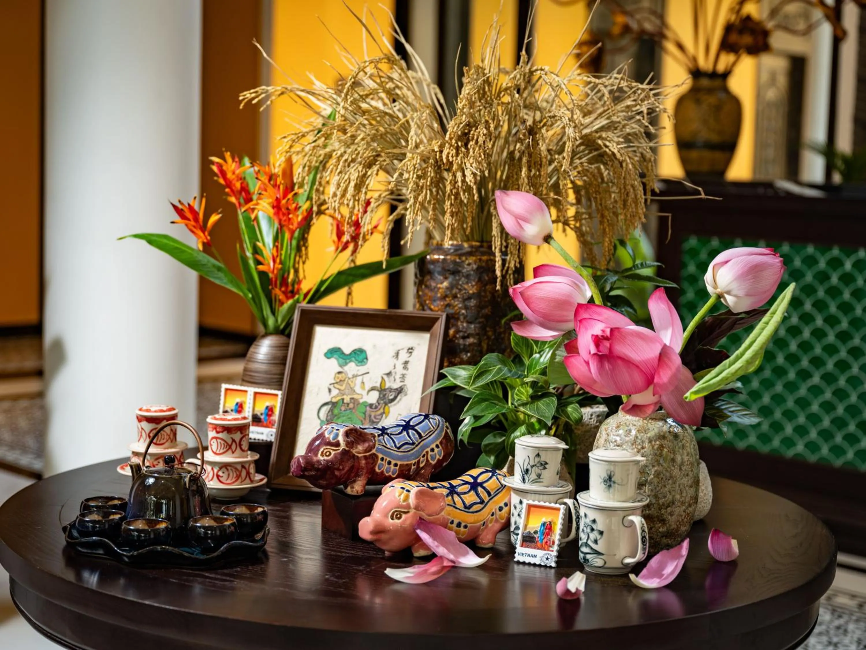 Lobby or reception in Sen Village Hoi An